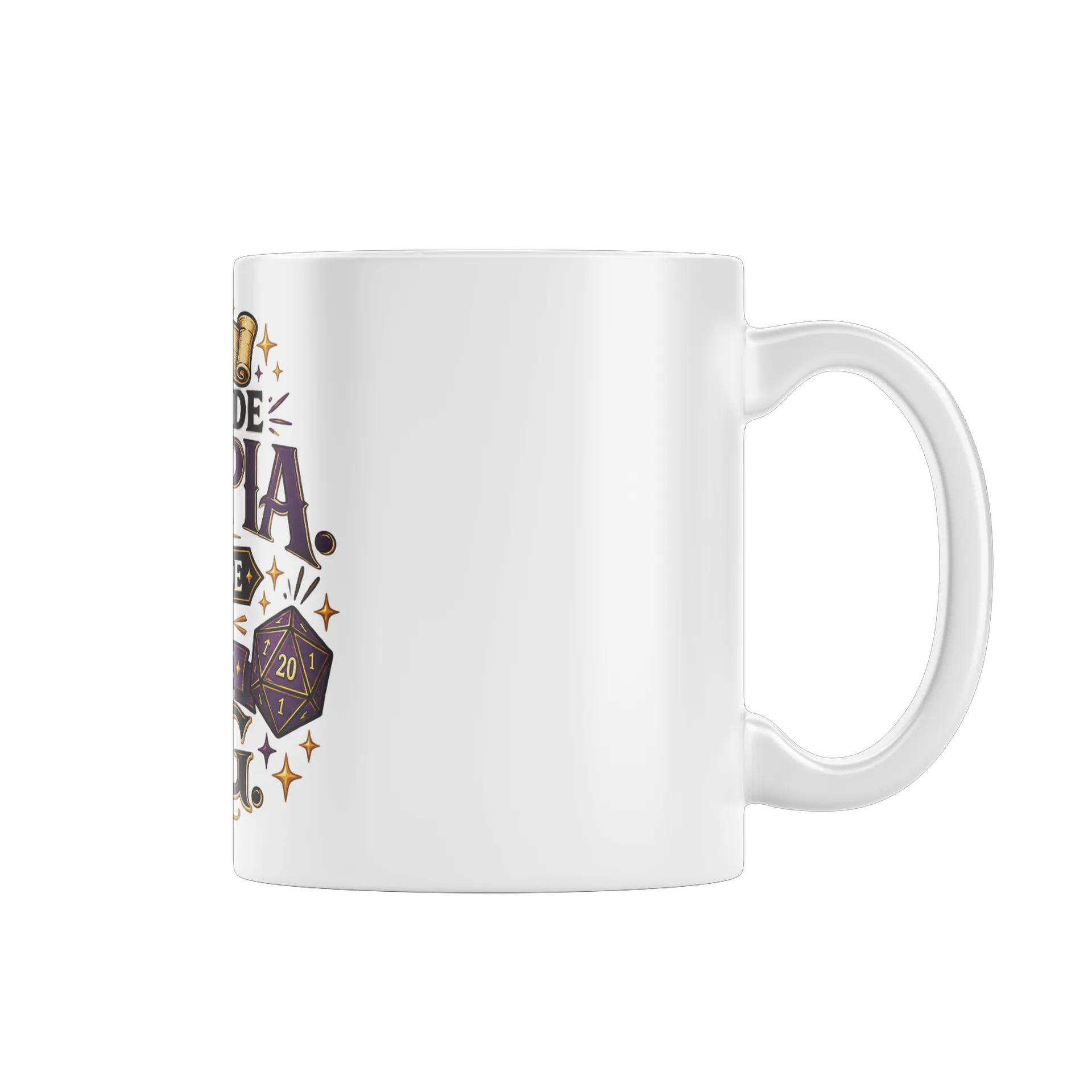 Caneca Porcelana Estampa Pedra Sábio 325ml de dnde — imagem 1 de 4