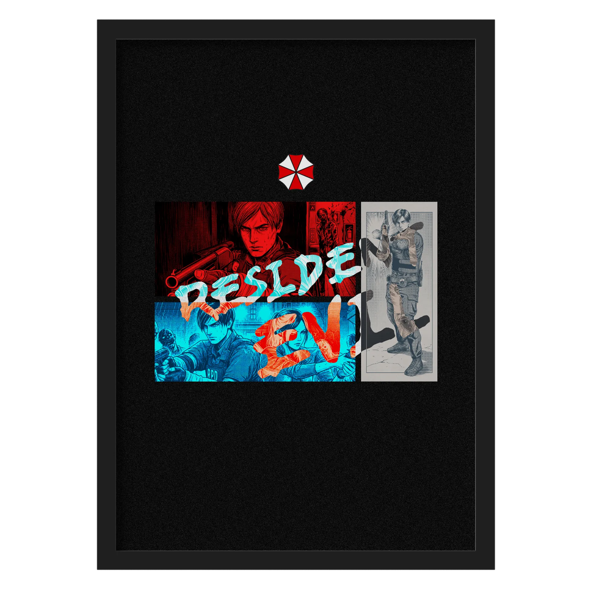 Quadro A3 Resident Evil - Imagem 1