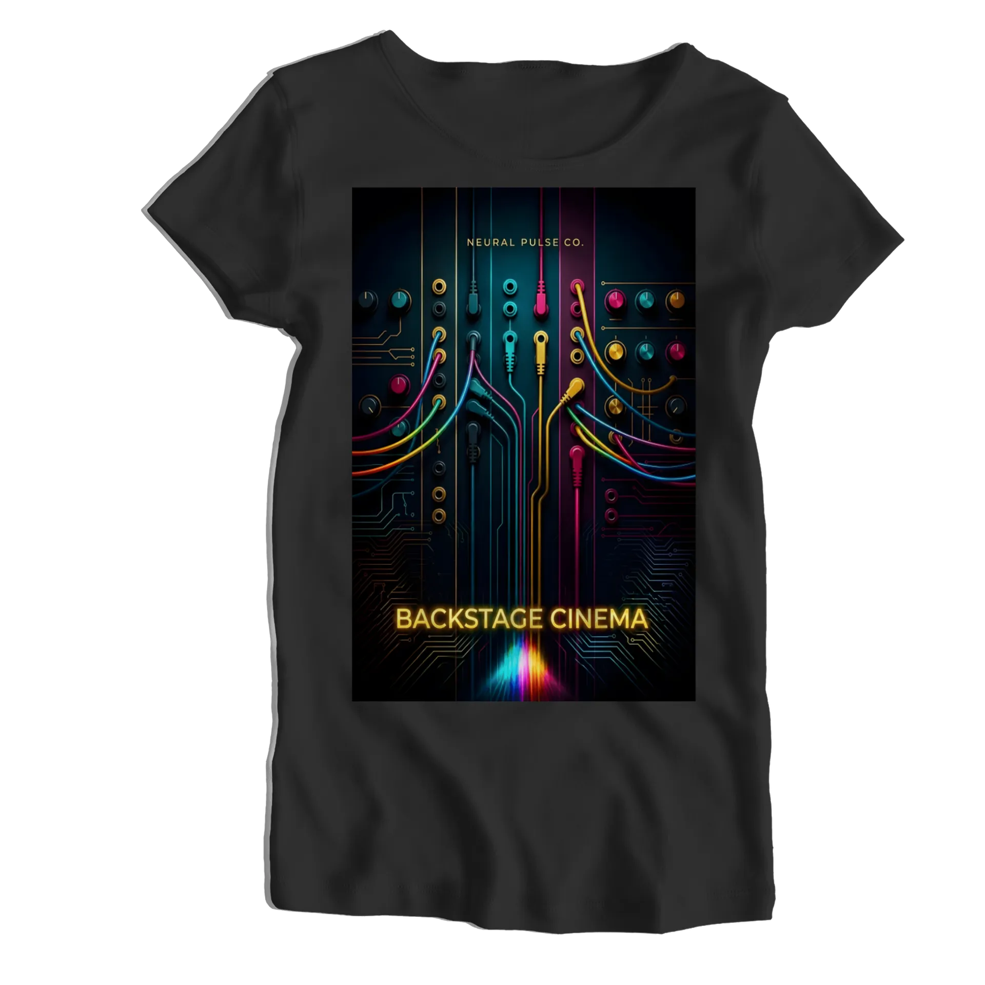 Camiseta Babylook Neural Pulse Co. - Backstage Cinema - Imagem 1