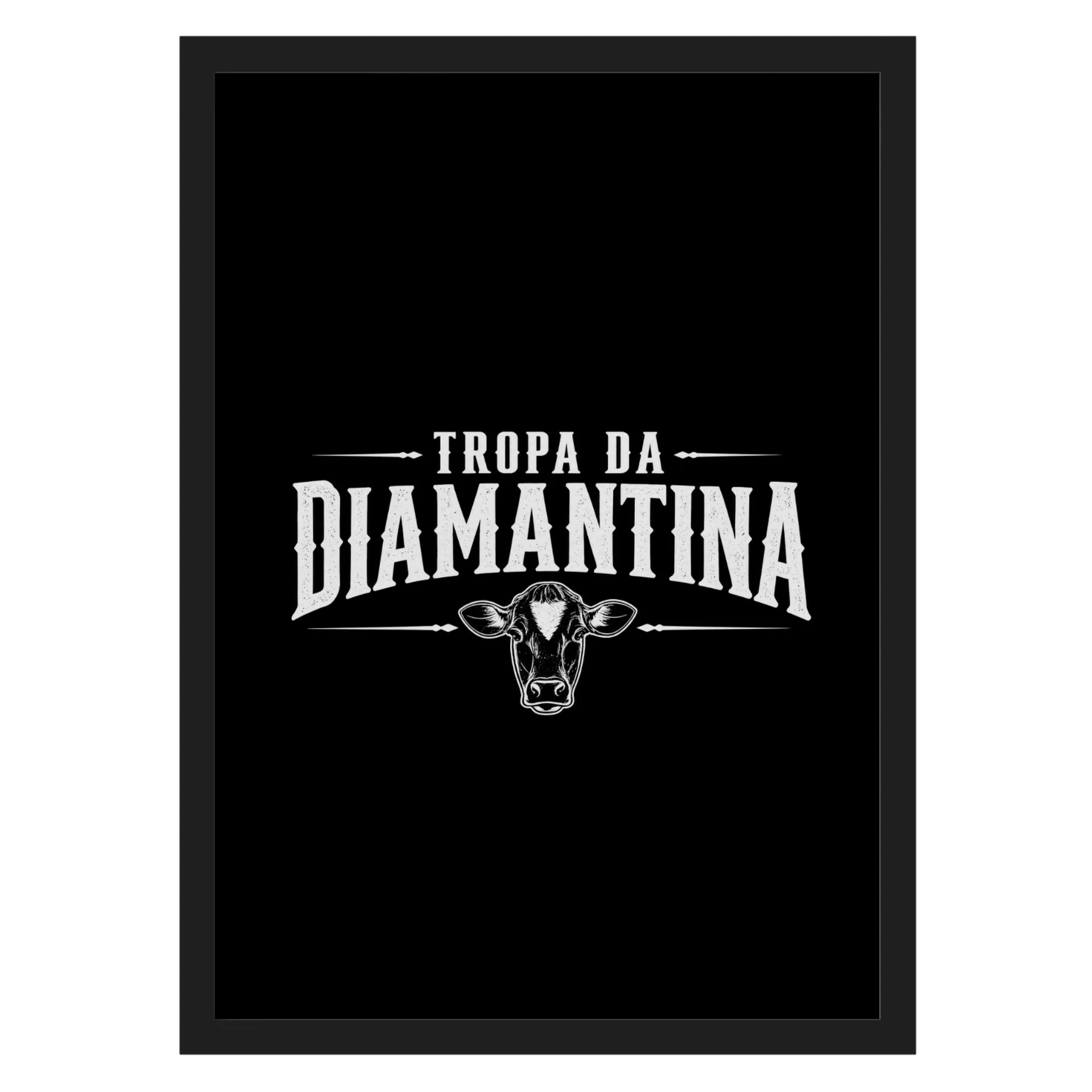 Quadro A3 personalizado - Tropa da Diamantina de Annie 🐮
