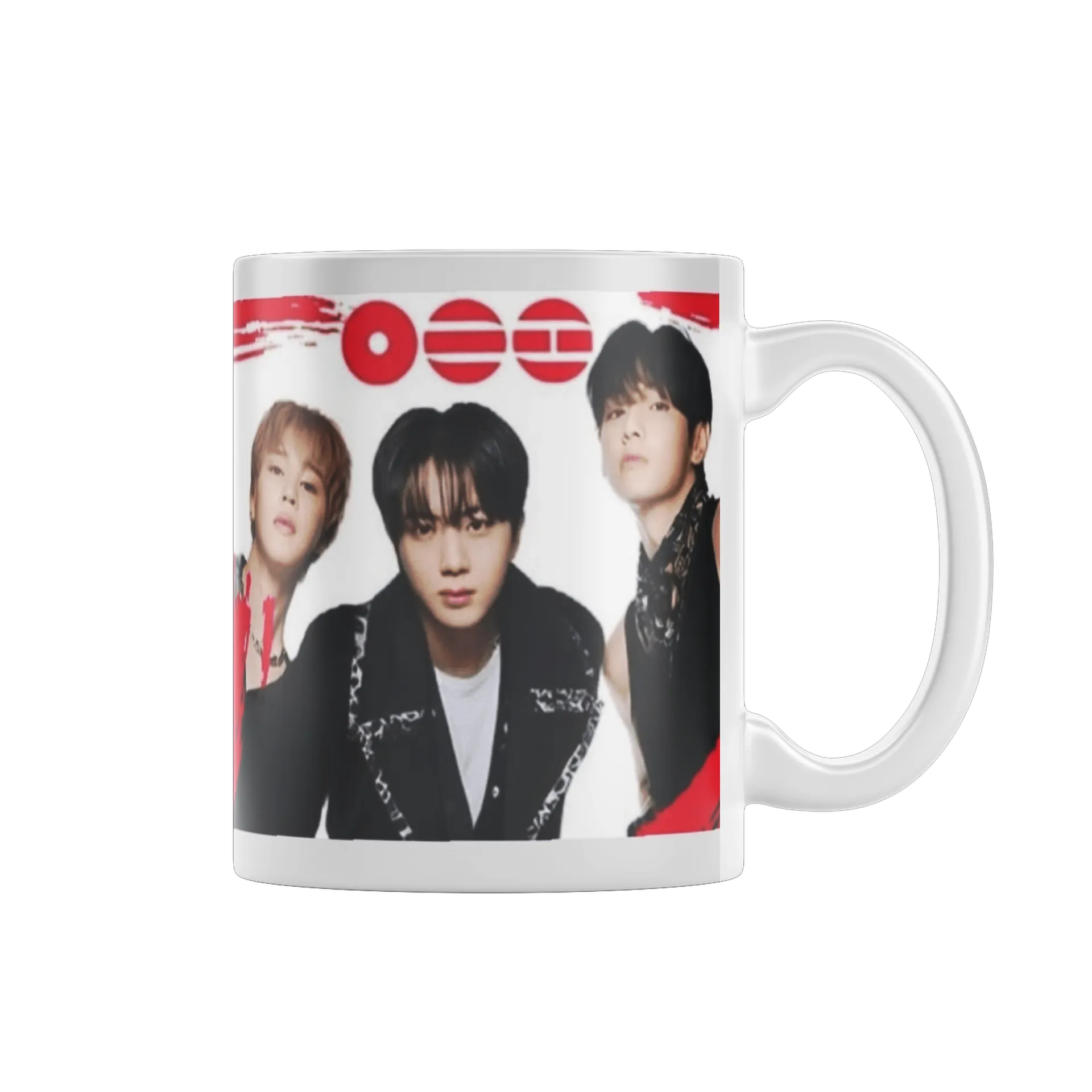 Caneca Porcelana Estampa Grupo BTS 325ml de MAGICAL WORLD