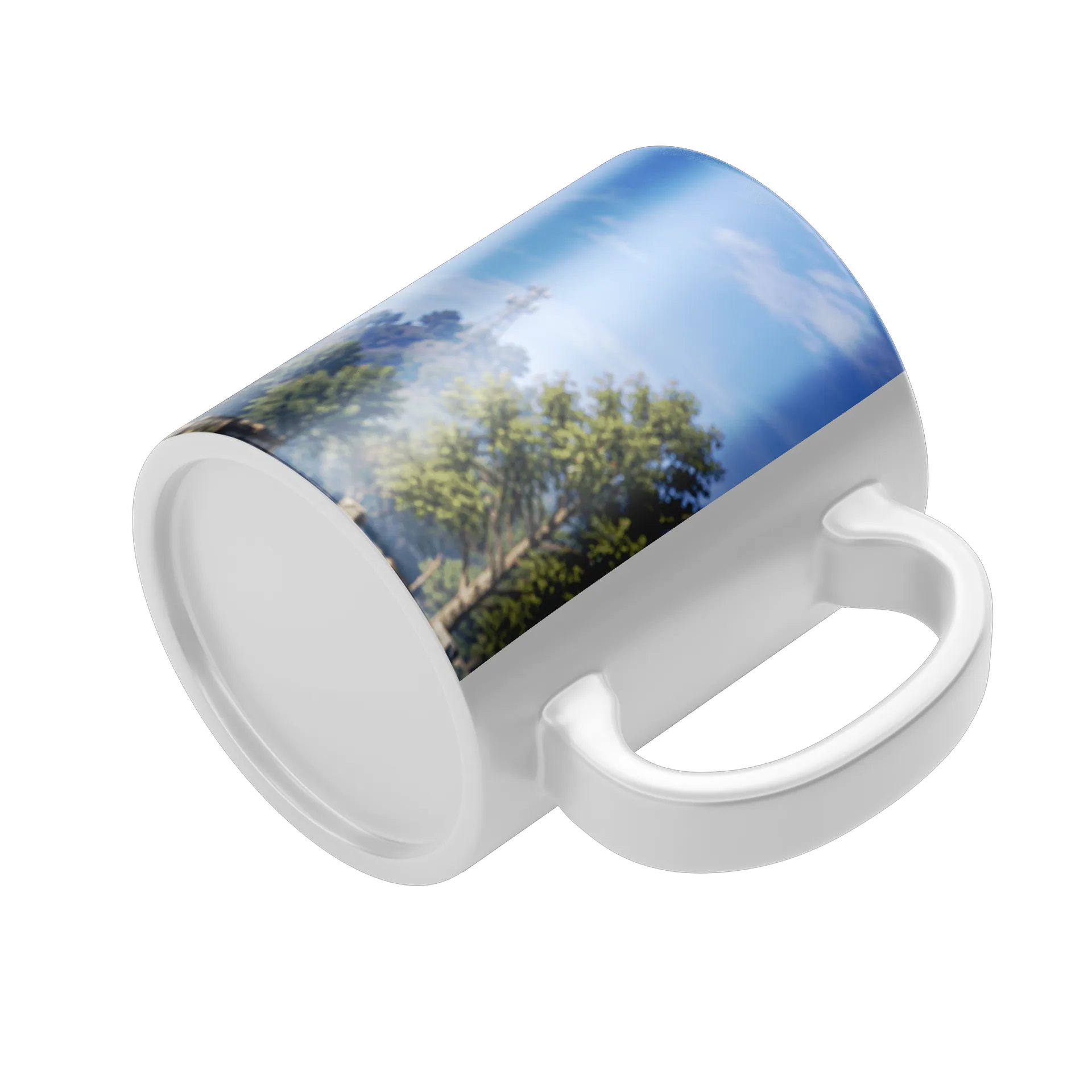 Caneca PUBG Personagem de Cabelo Branco 325ml - Imagem 4