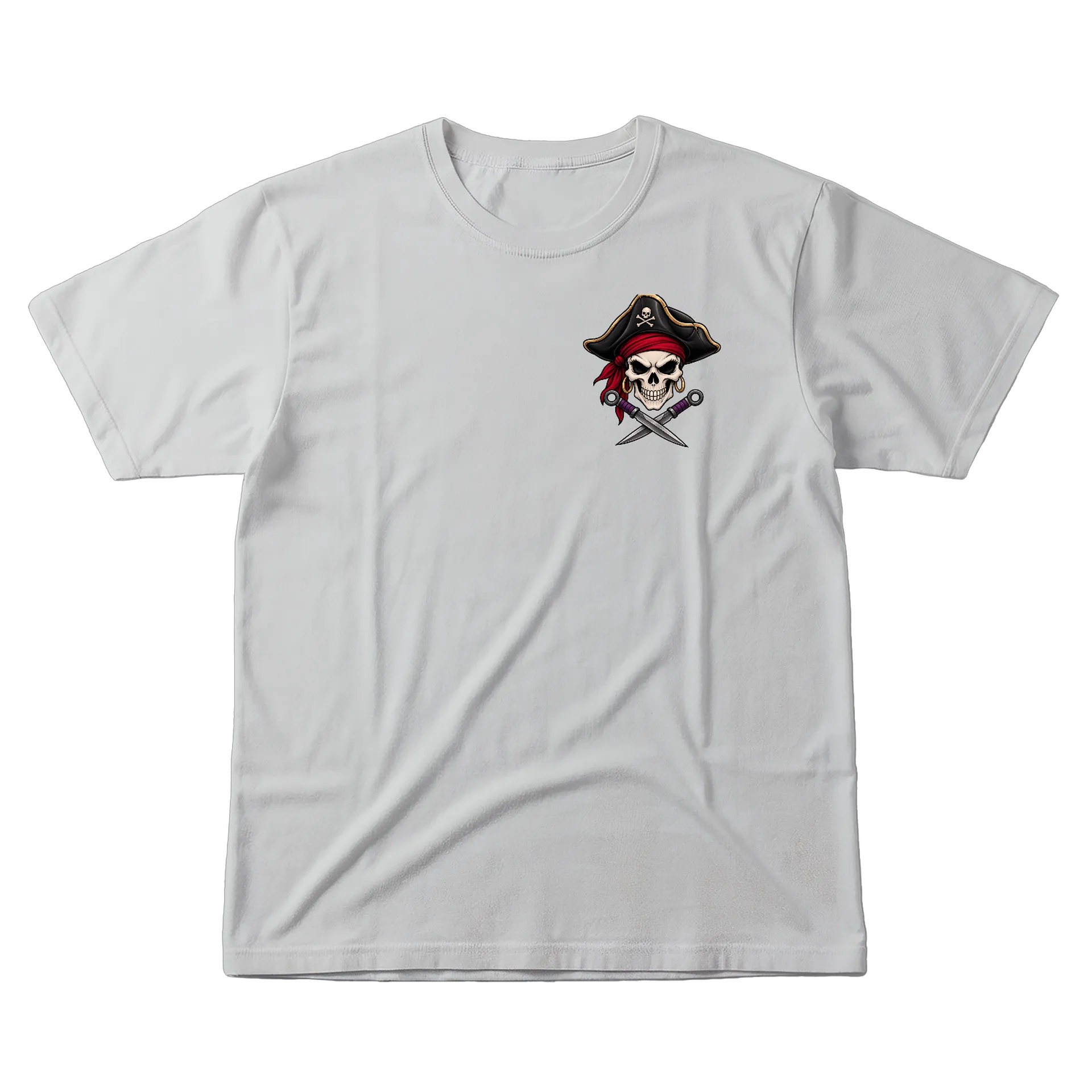 Camiseta Emblema Pirata - Caveira - Imagem 1