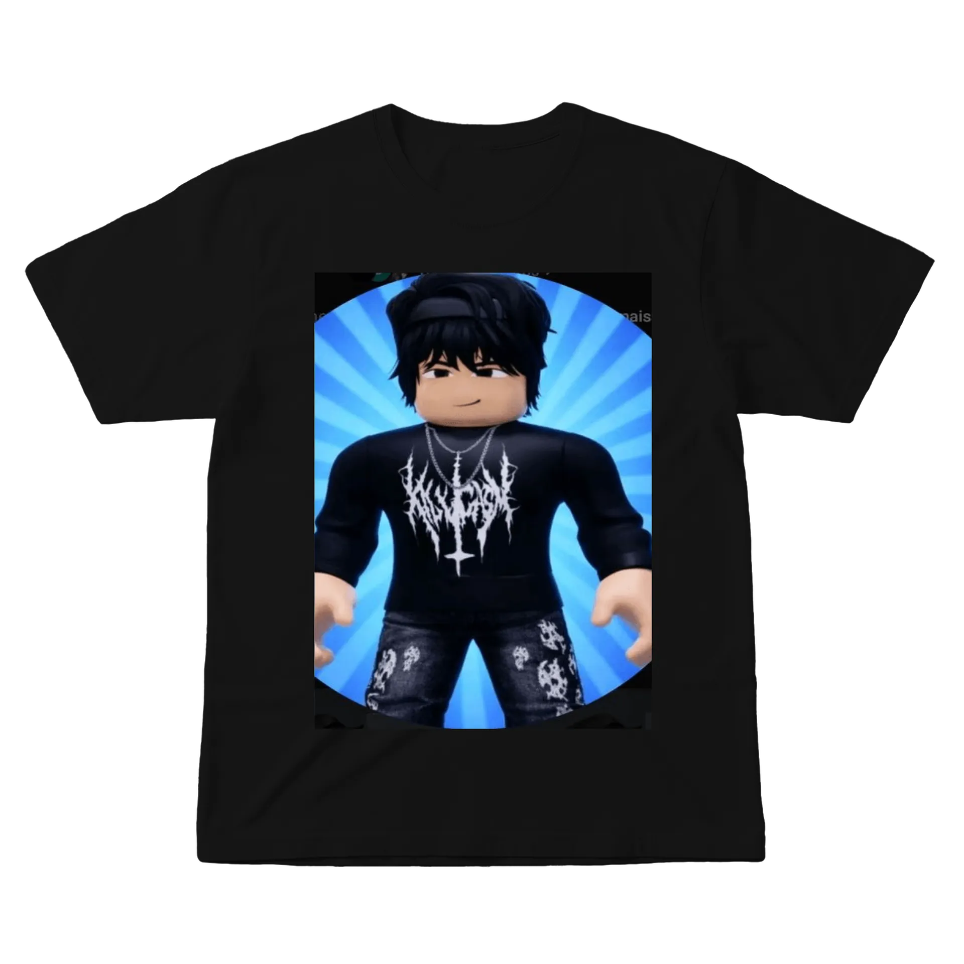 Camiseta Estampa Metal Band Black 100% Algodão de Guilherme_blox — imagem 1 de 6