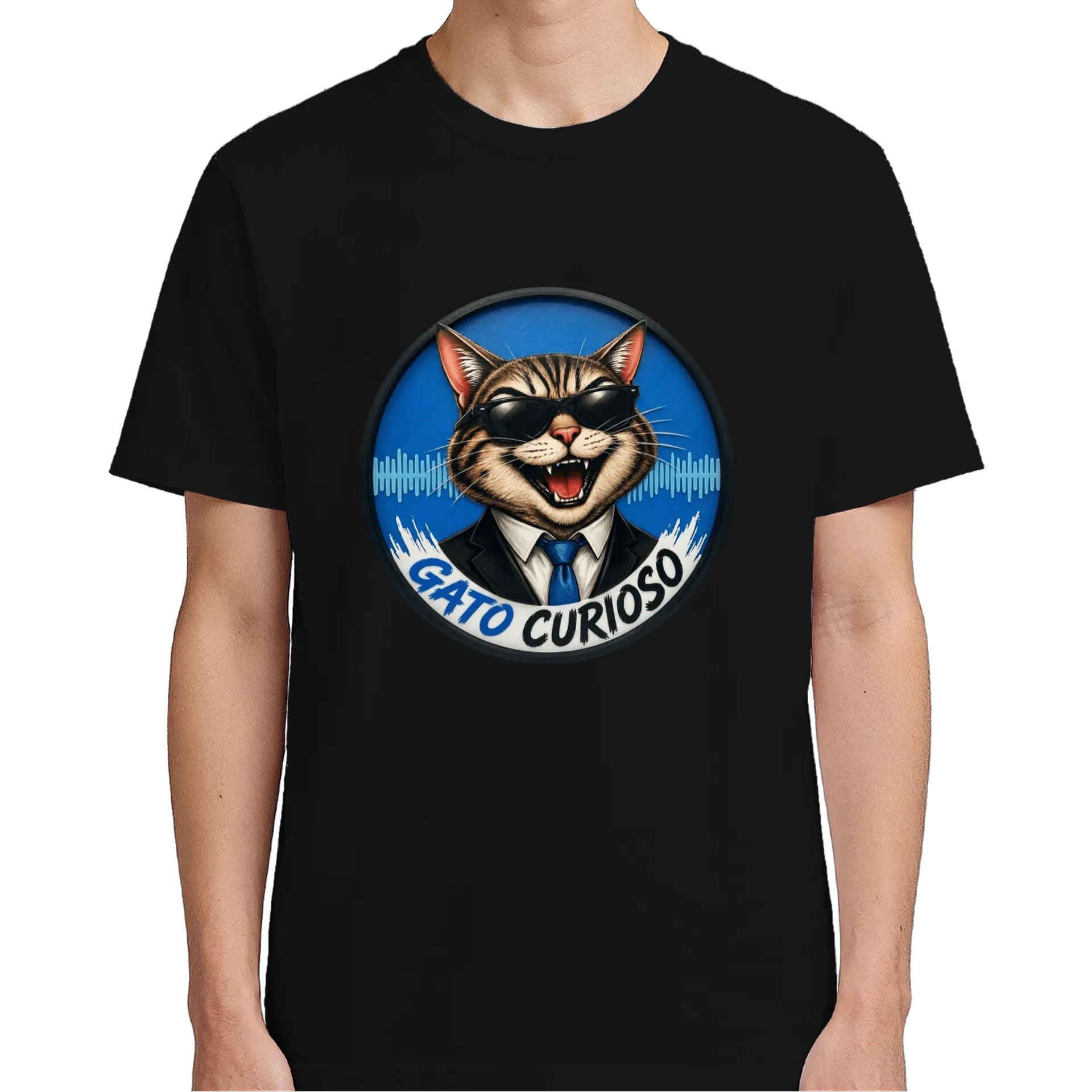 Camiseta Gato Curioso - Imagem 4