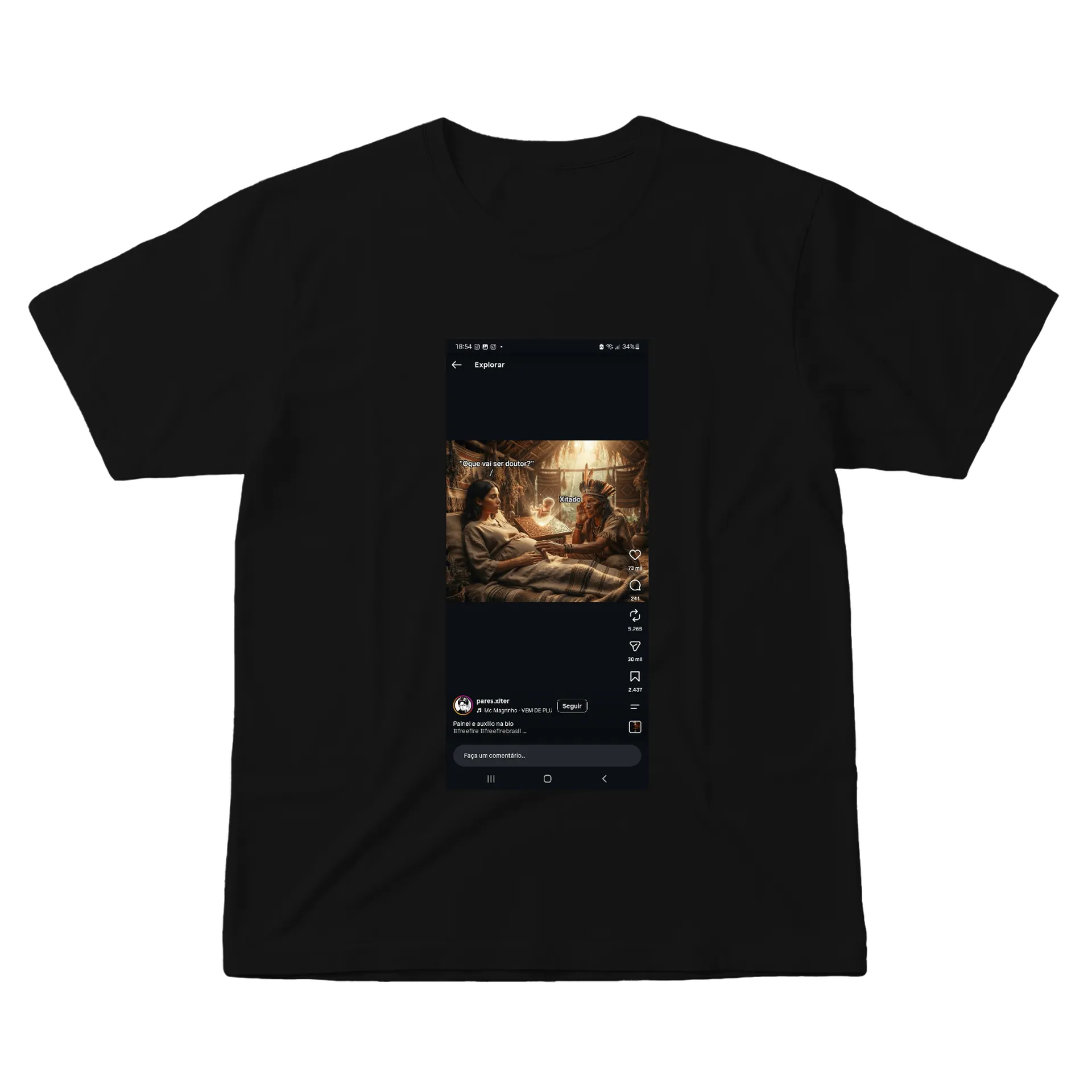 Camiseta personalizada do ff - Imagem 1