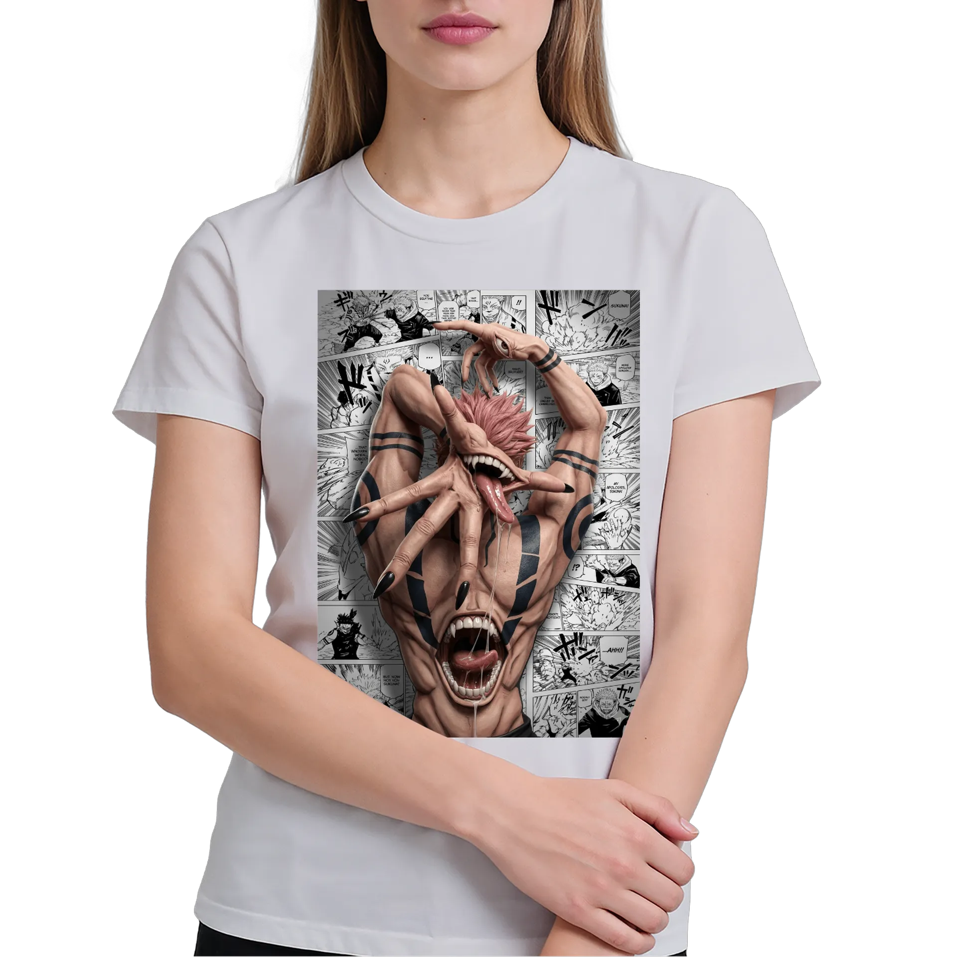 Camiseta Sukuna 3D - Imagem 4