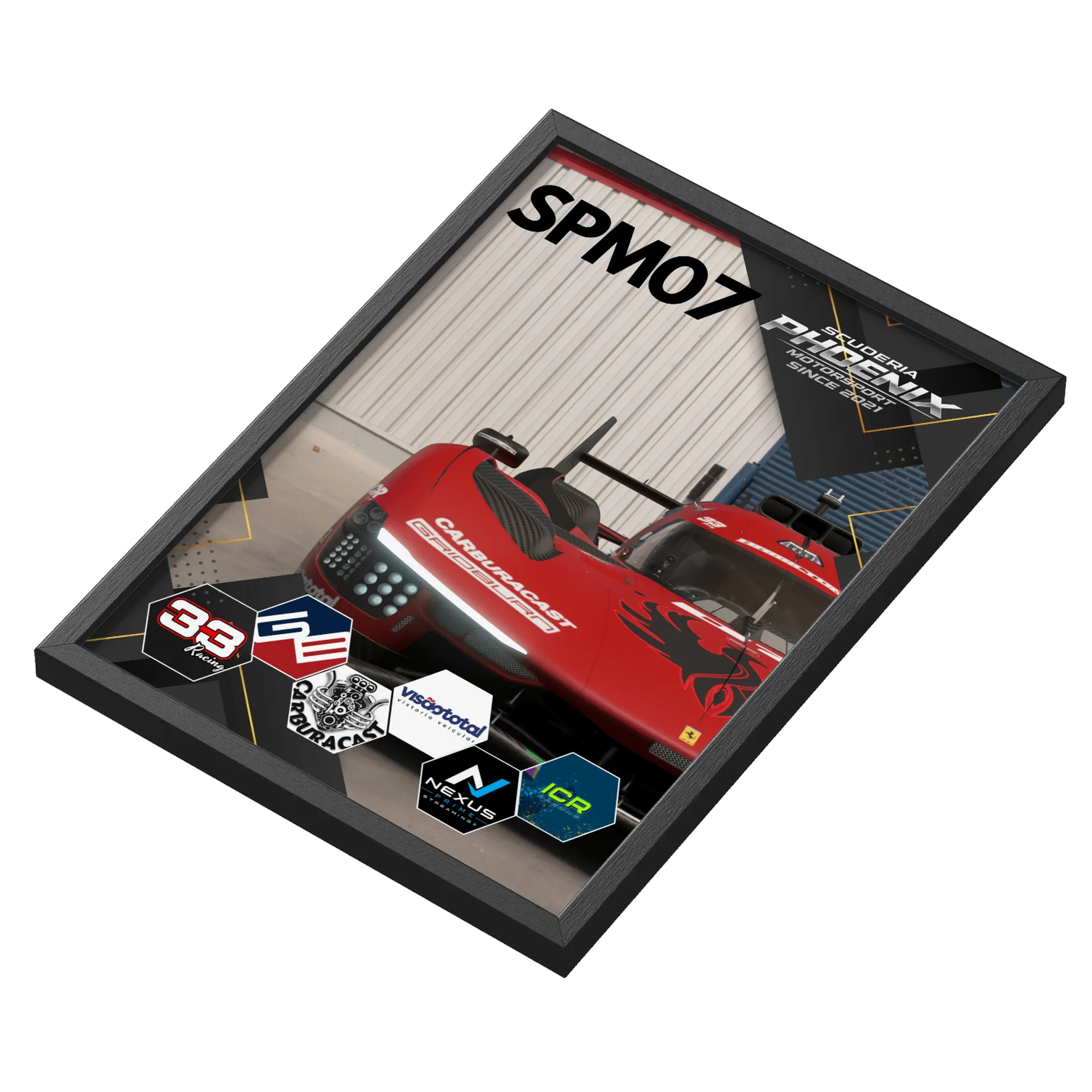 Quadro Ferrari 499P SPM07 Livery 2026 - Imagem 3
