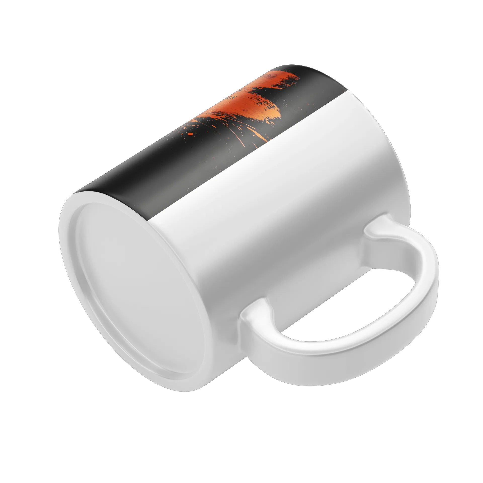 Caneca Porcelana Retrato Preto e Branco Frase Tipográfica - Imagem 5