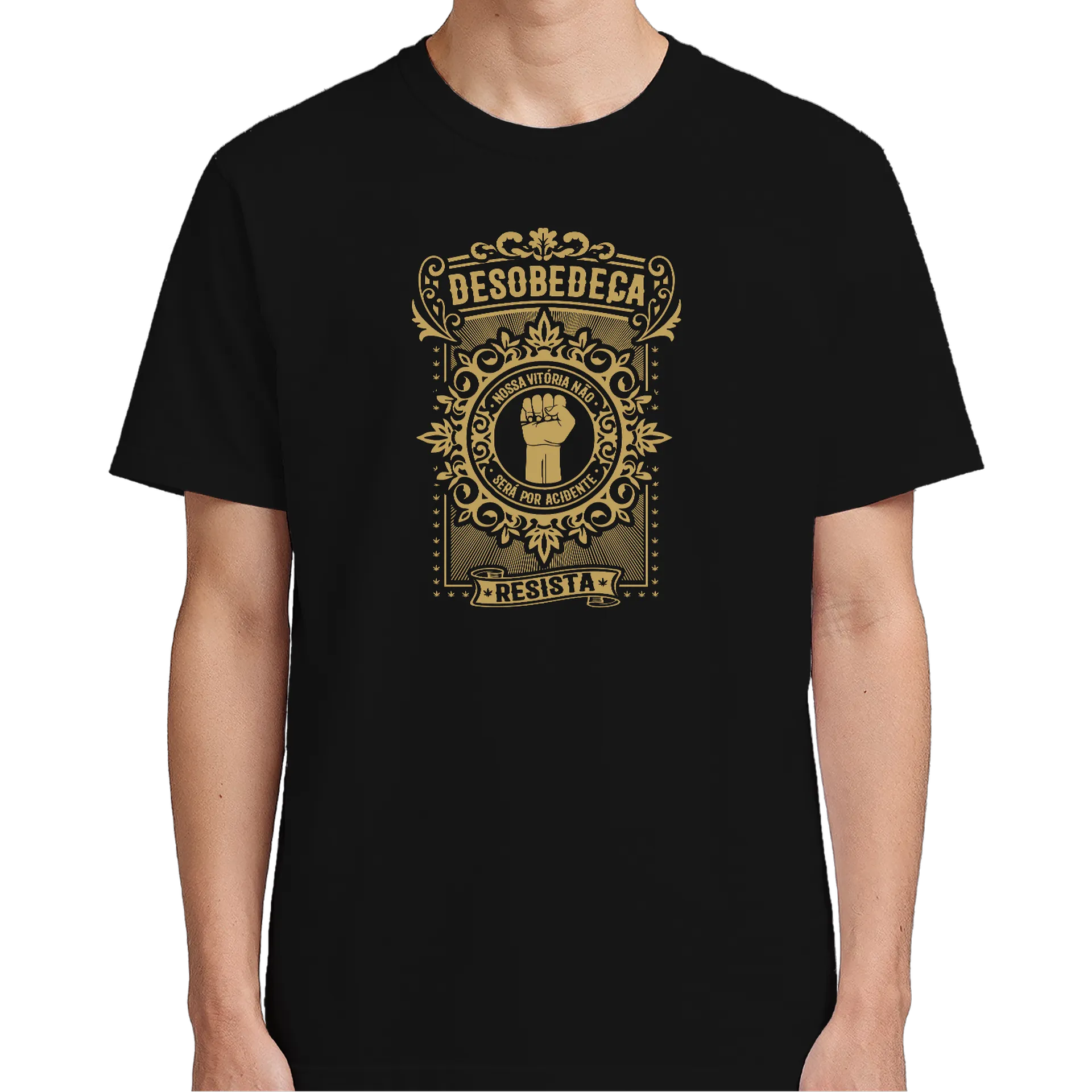Camiseta Desobedeça Resistência 100% Algodão - Imagem 5