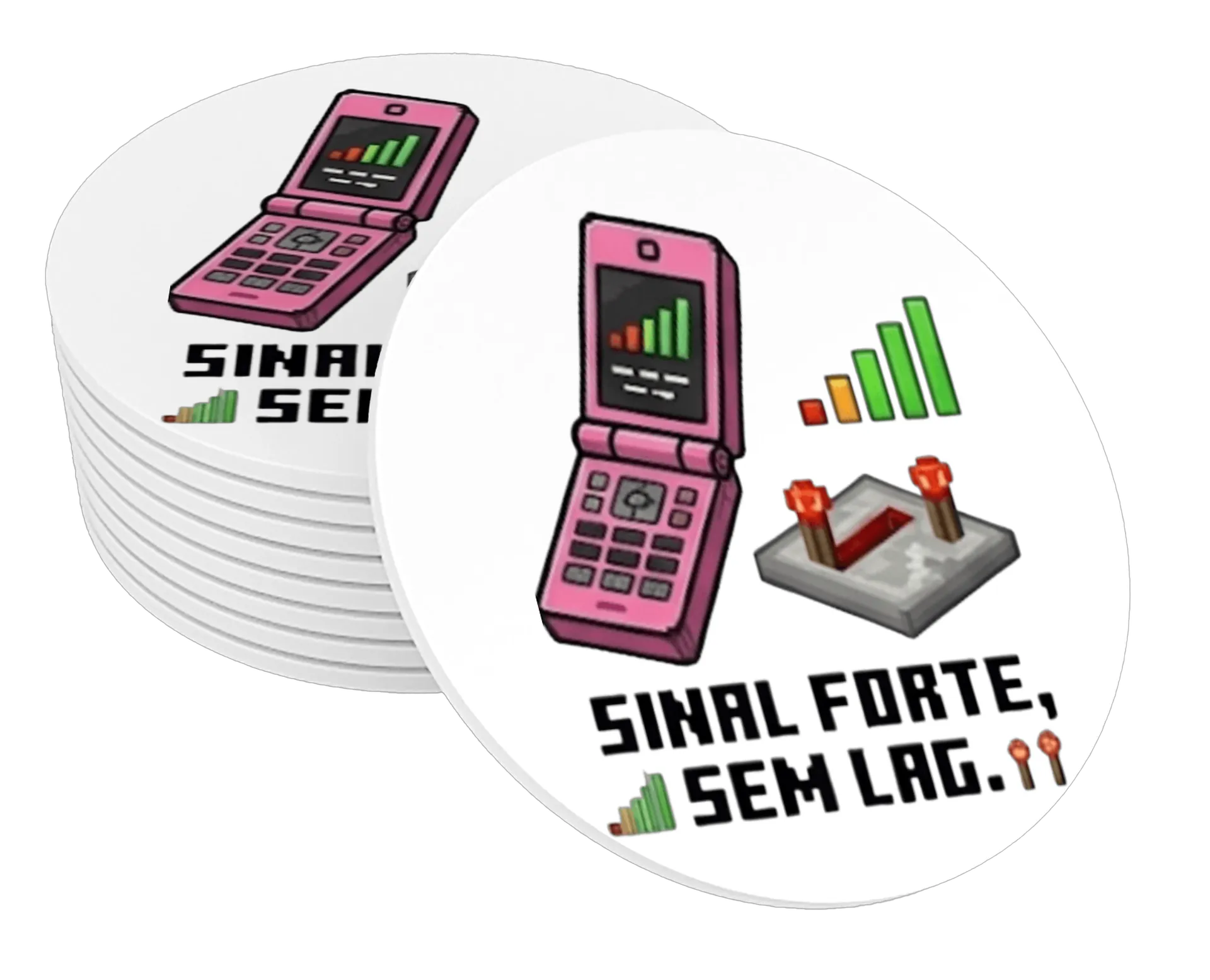 Porta-copos personalizado Minecraft de Hard