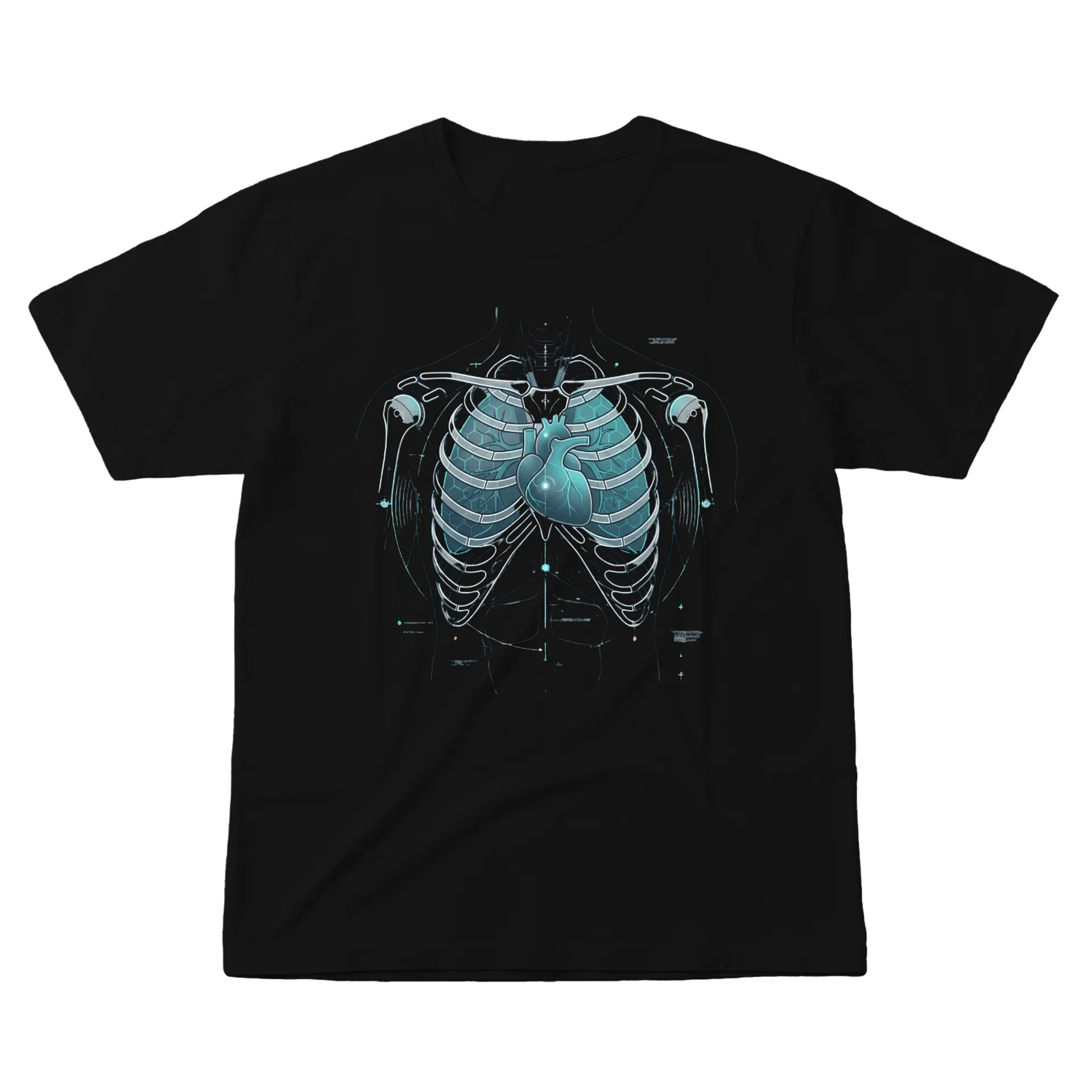 Camiseta Tórax estilizado 100% Algodão - Imagem 1