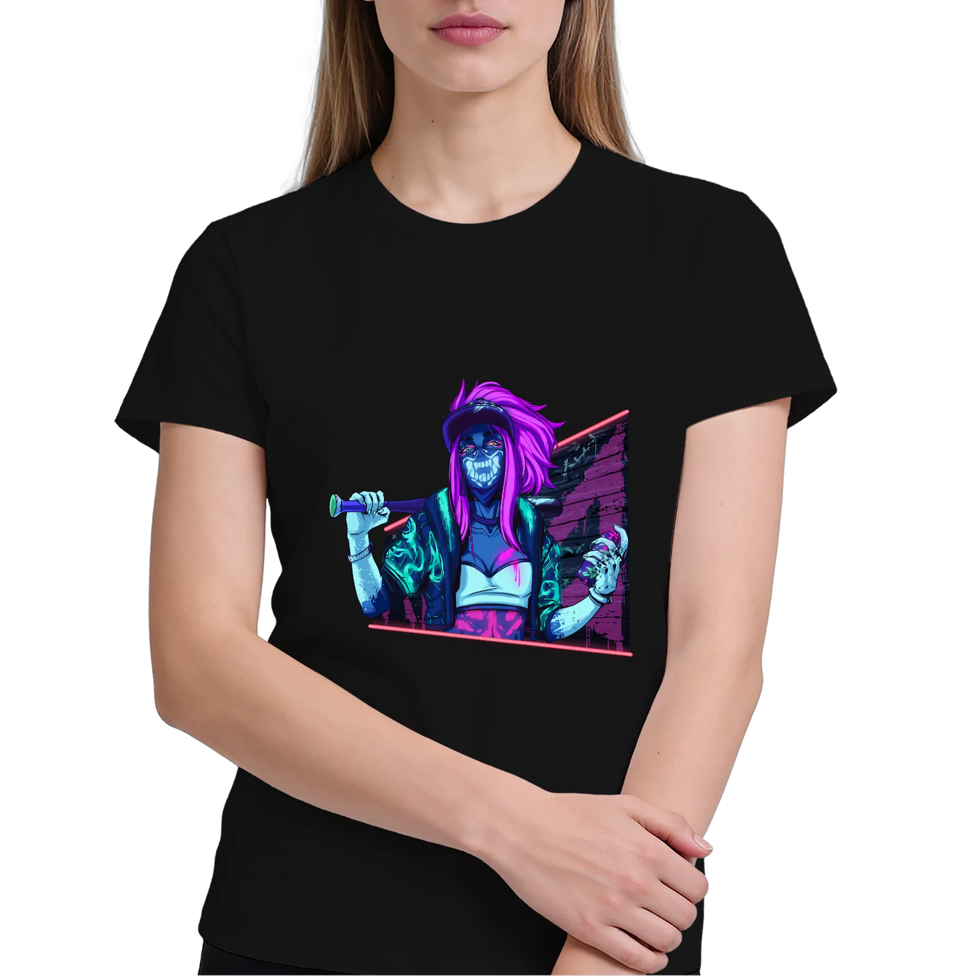 Camiseta Akali Neon - Imagem 4