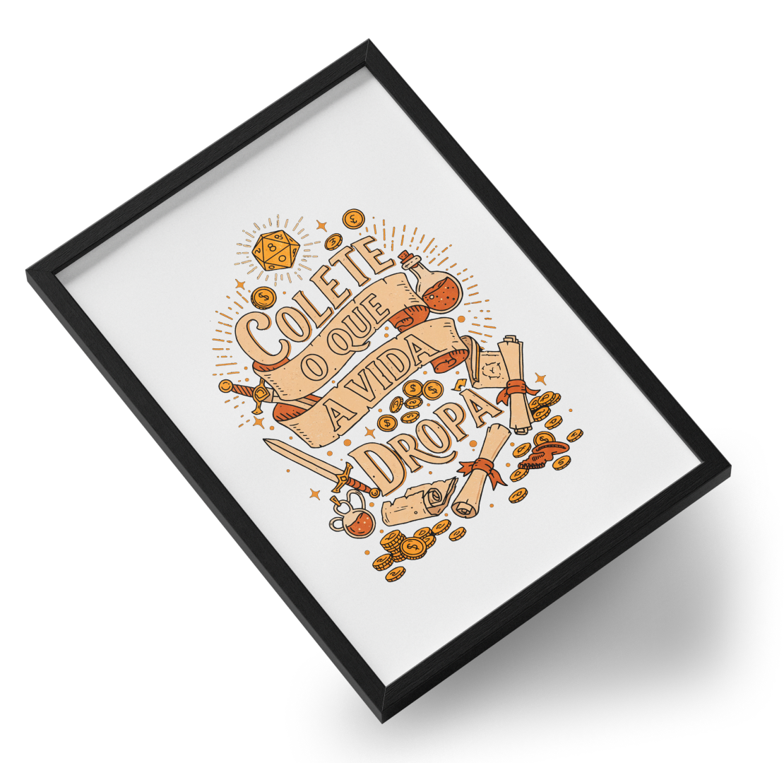 Quadro A3 personalizado de BolsaDoOgro