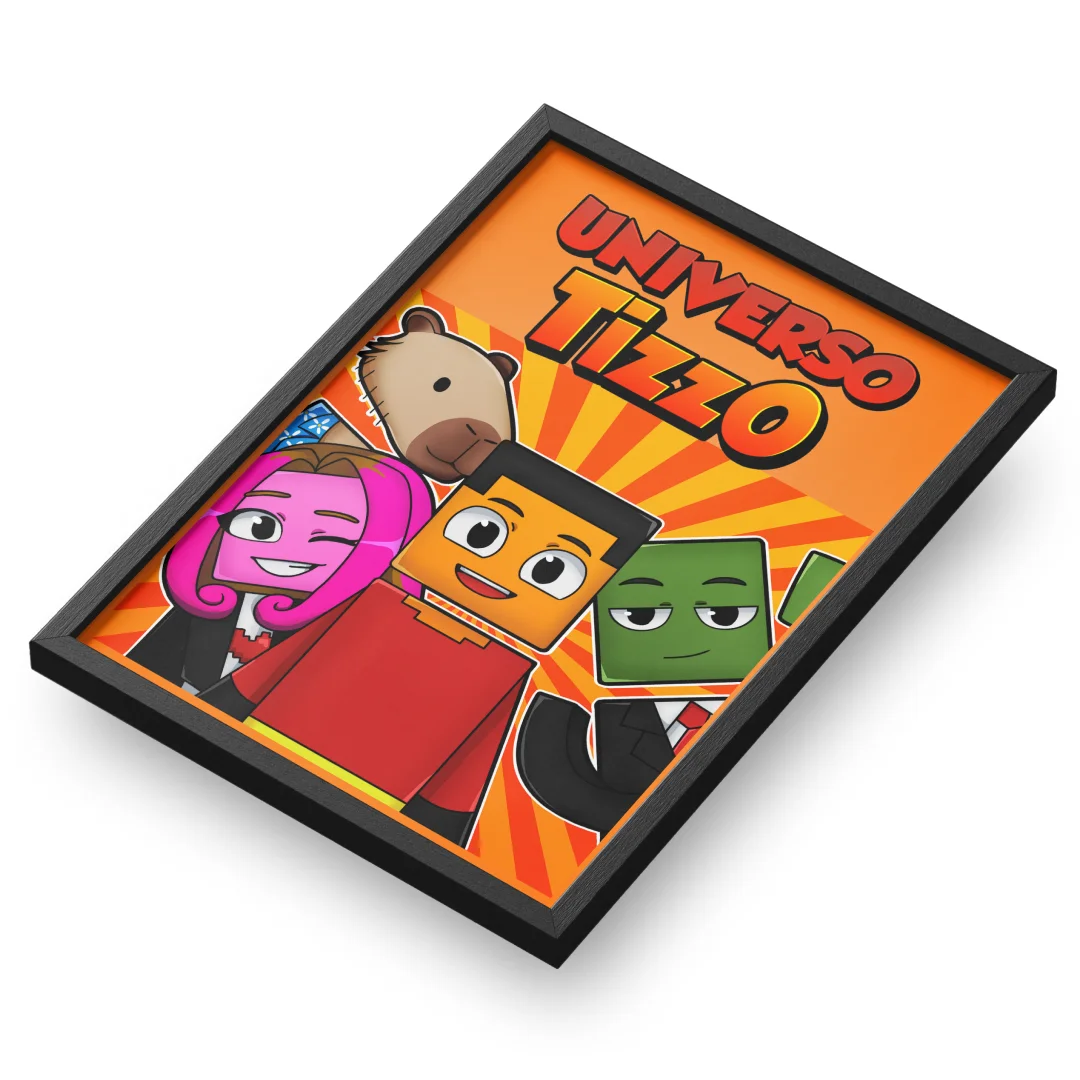 Quadro A3 personalizado de Universo Tizz0