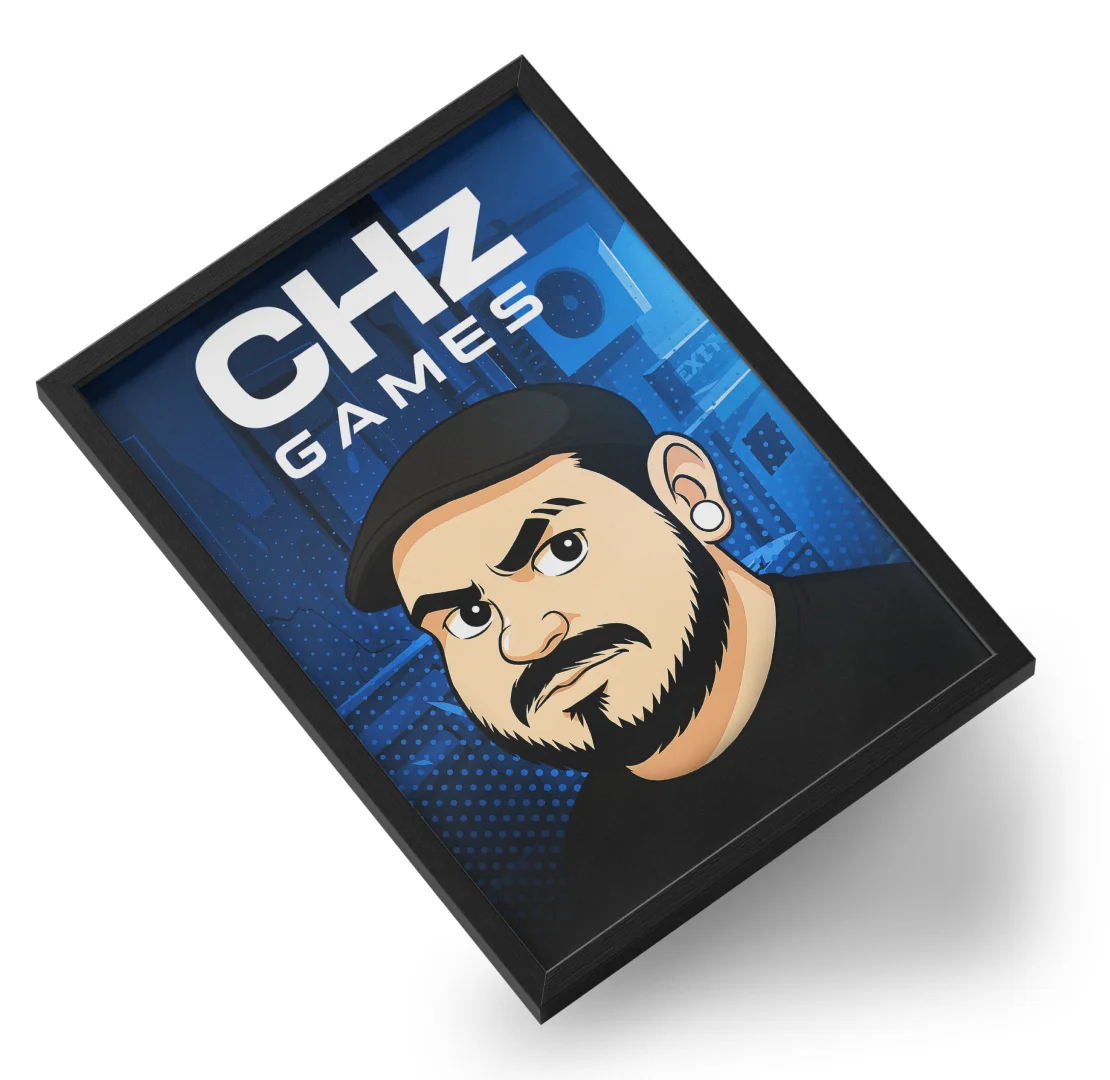 Quadro A3 personalizado de CHz Games