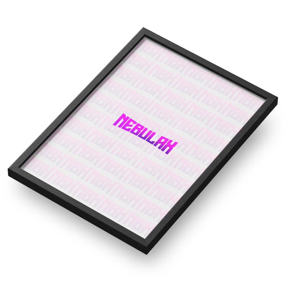 Quadro A3 personalizado de Loja da NebulaX