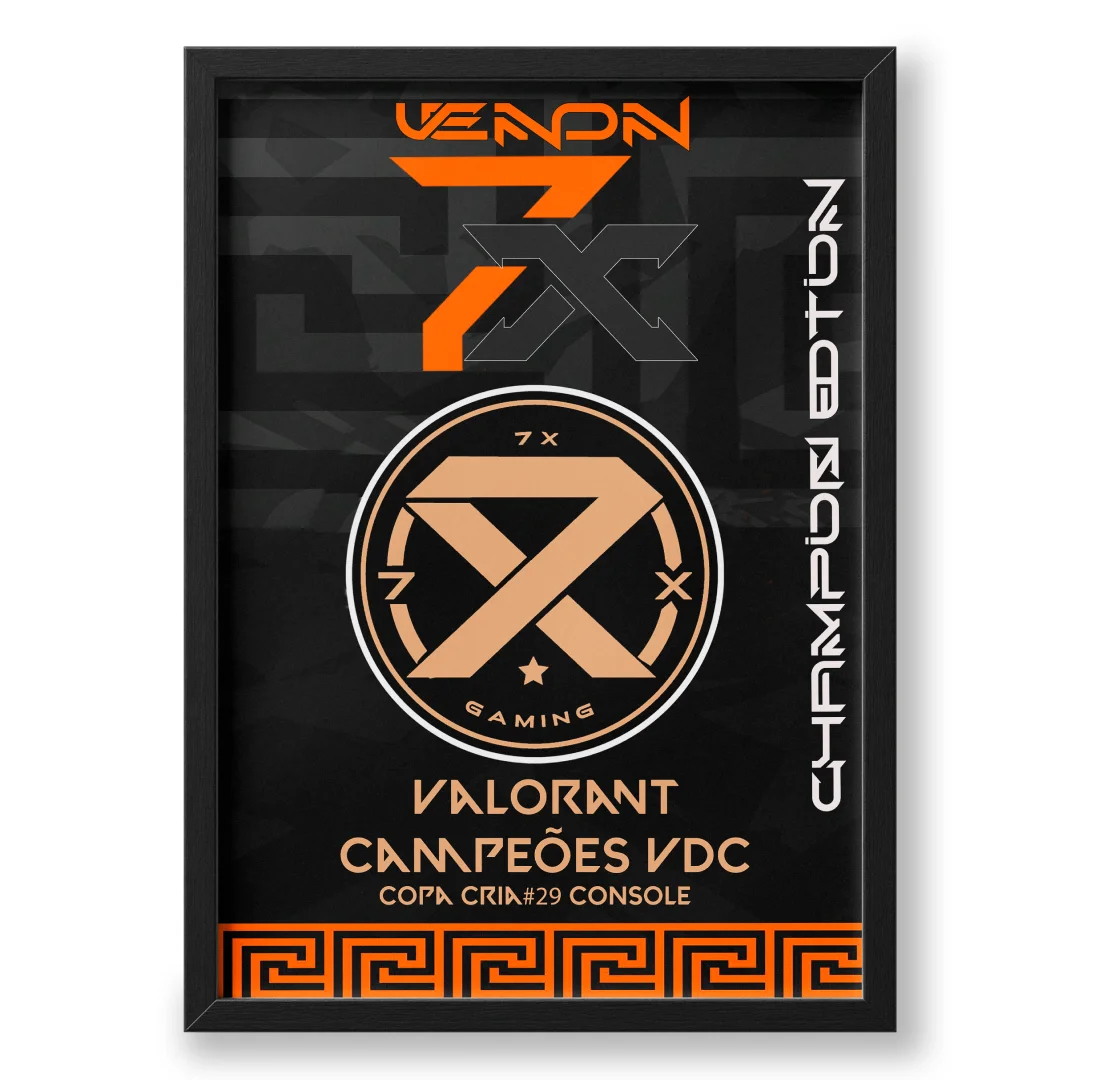 Quadro A3 personalizado de venon7x