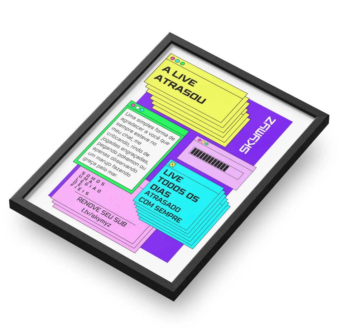 Quadro A3 personalizado de Skymyz