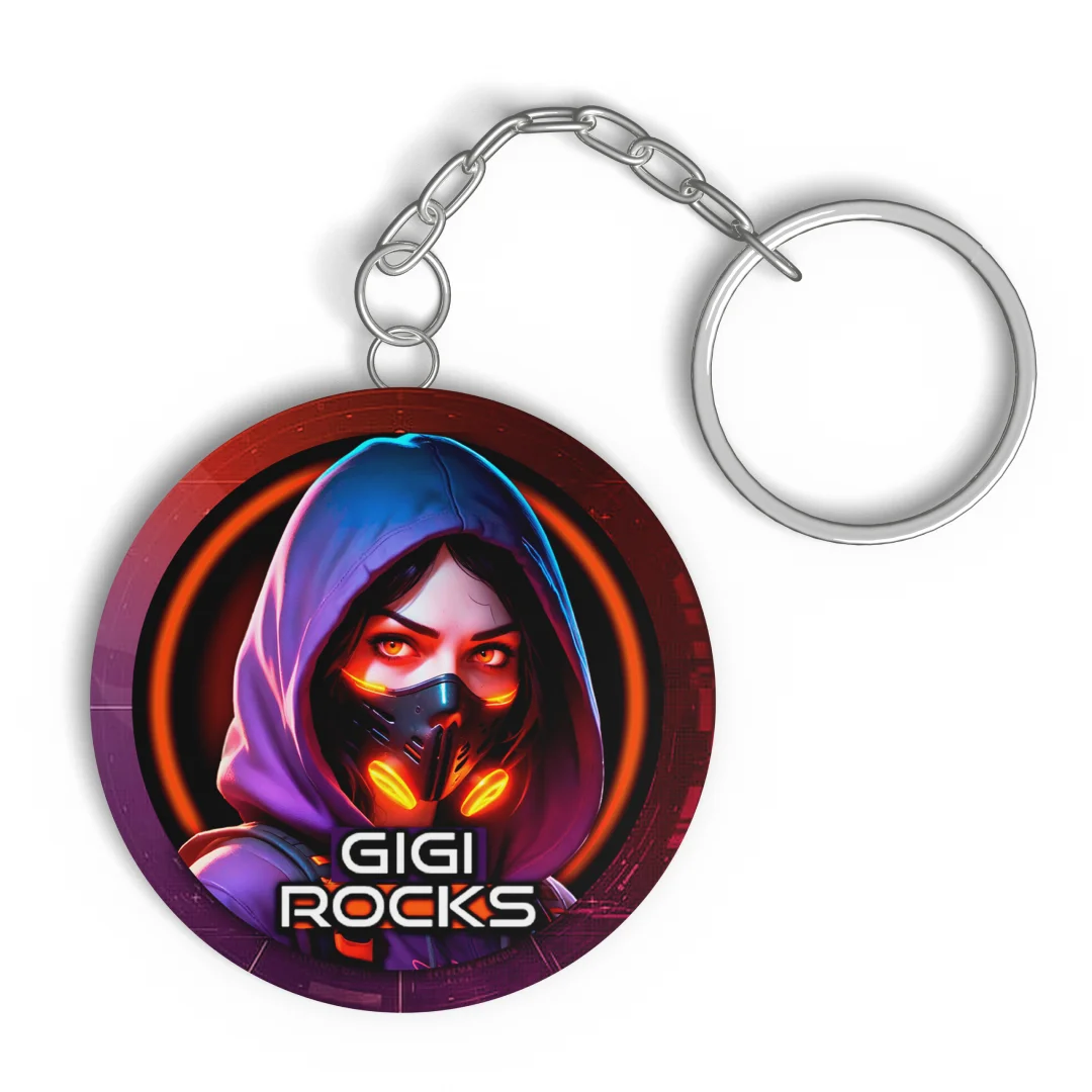 Chaveiro Personalizado de Gigi Rocks