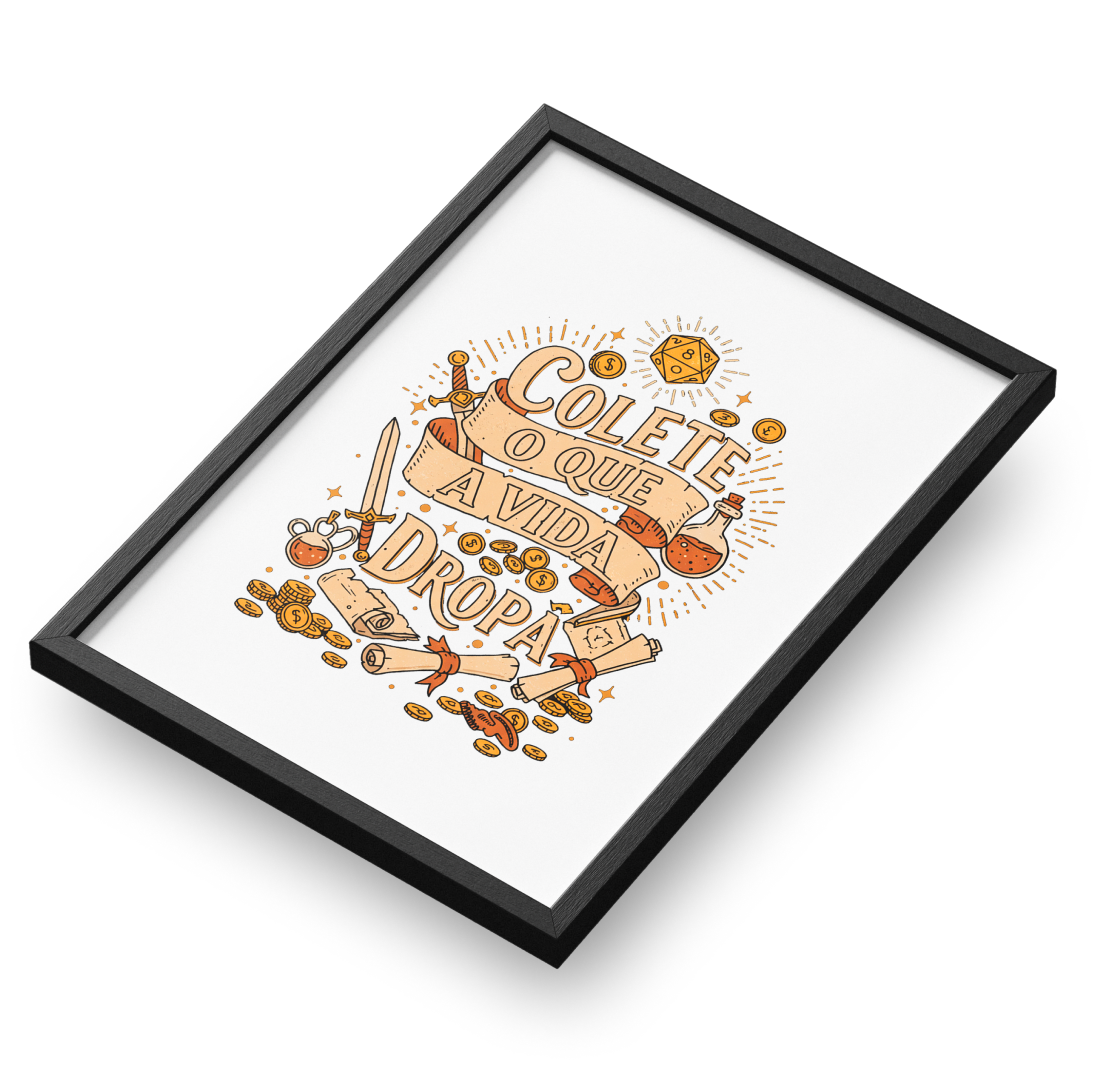 Quadro A3 personalizado de BolsaDoOgro