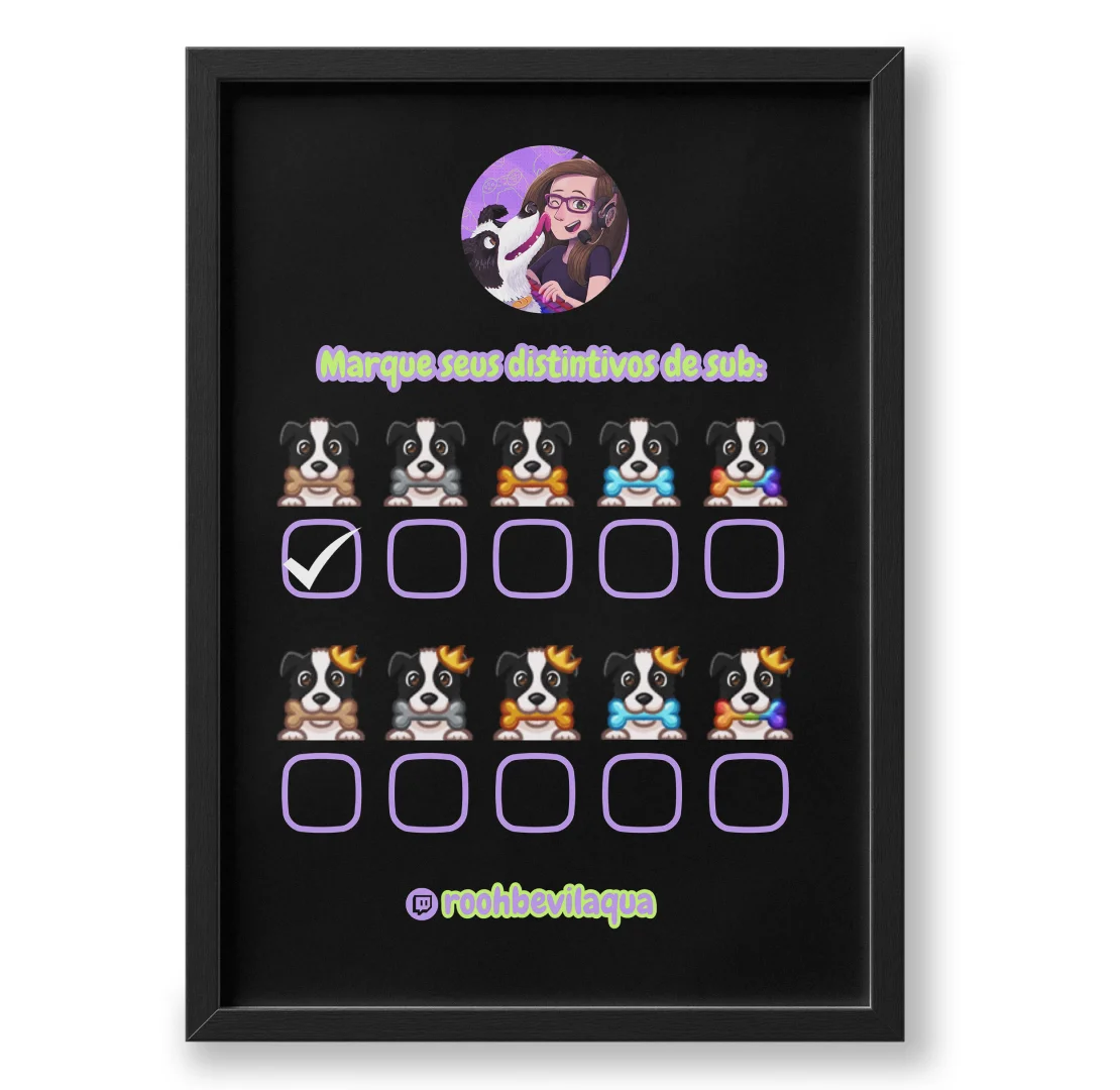 Quadro A3 personalizado de RoohBevilaqua