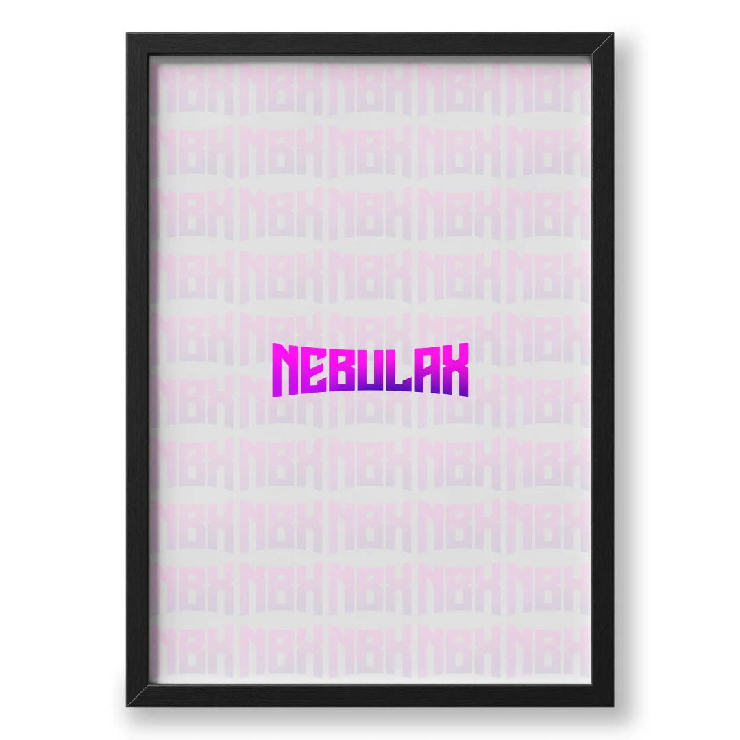 Quadro A3 personalizado de Loja da NebulaX
