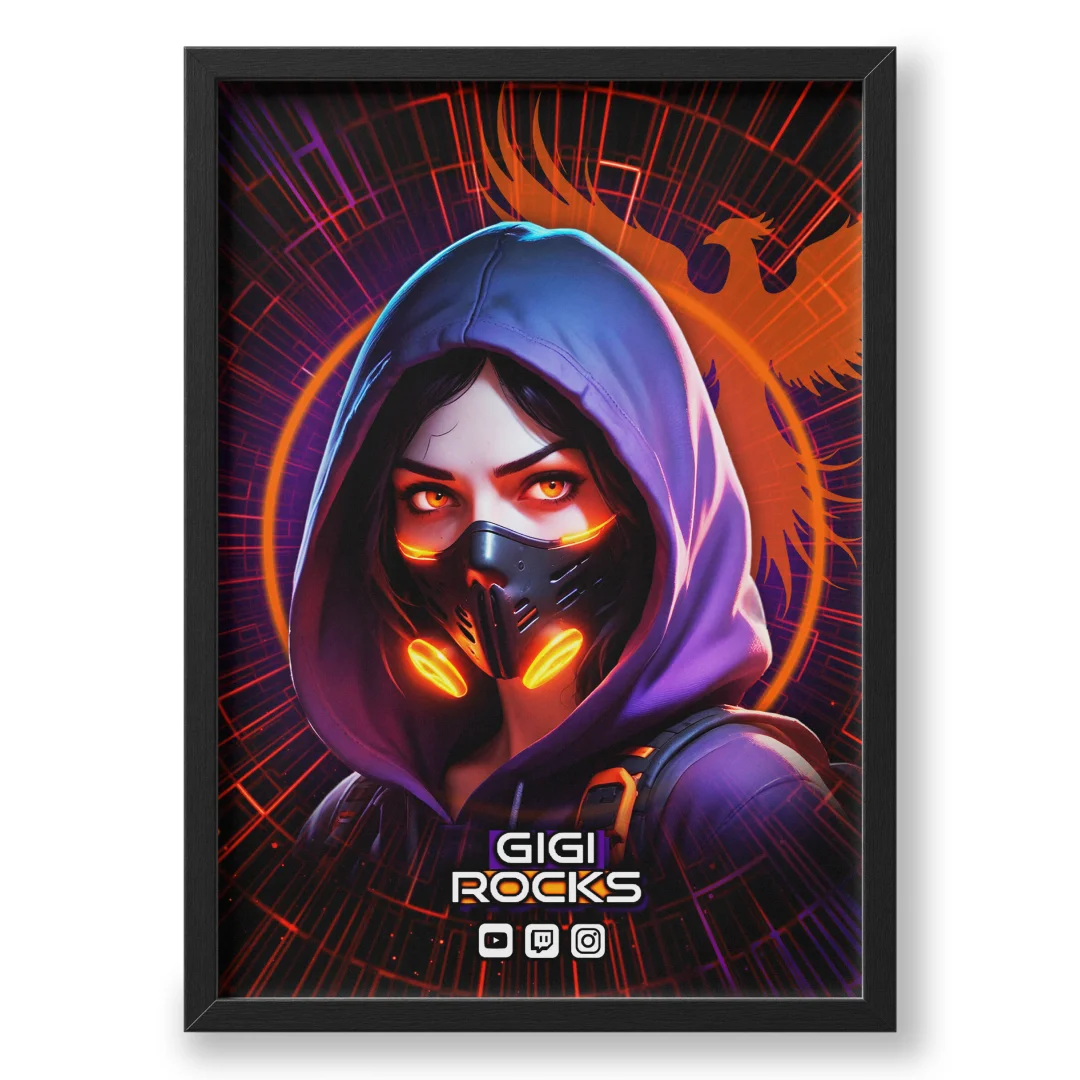 Quadro A3 personalizado de Gigi Rocks