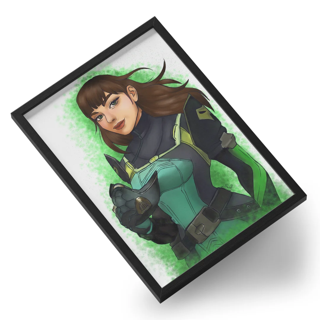 Quadro A3 personalizado de Sally