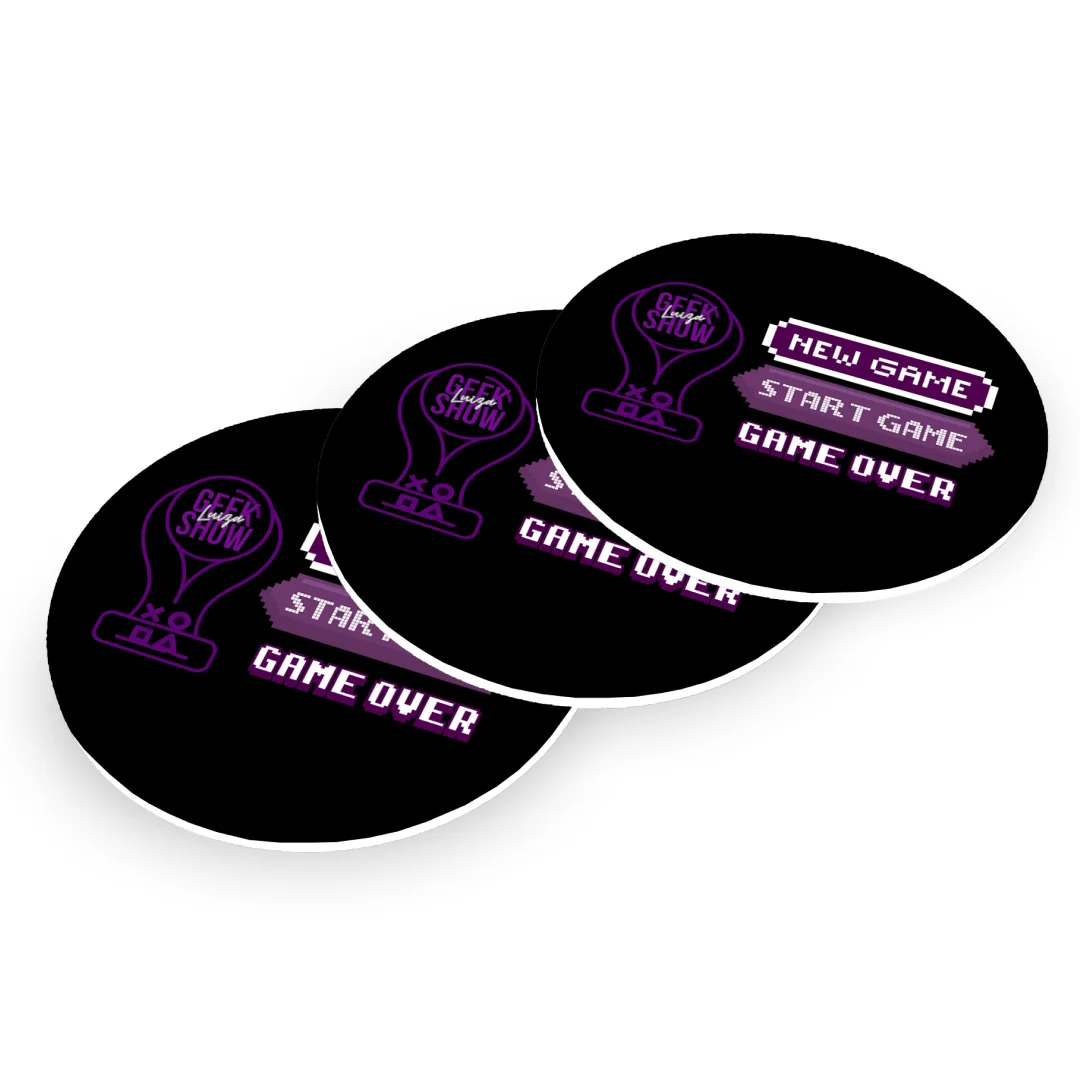 Porta-copos personalizado de luizageekshow