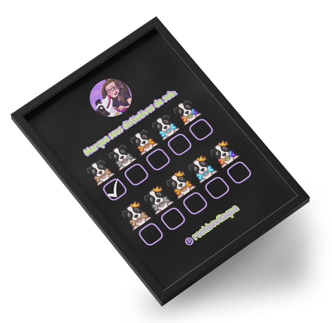 Quadro A3 personalizado de RoohBevilaqua