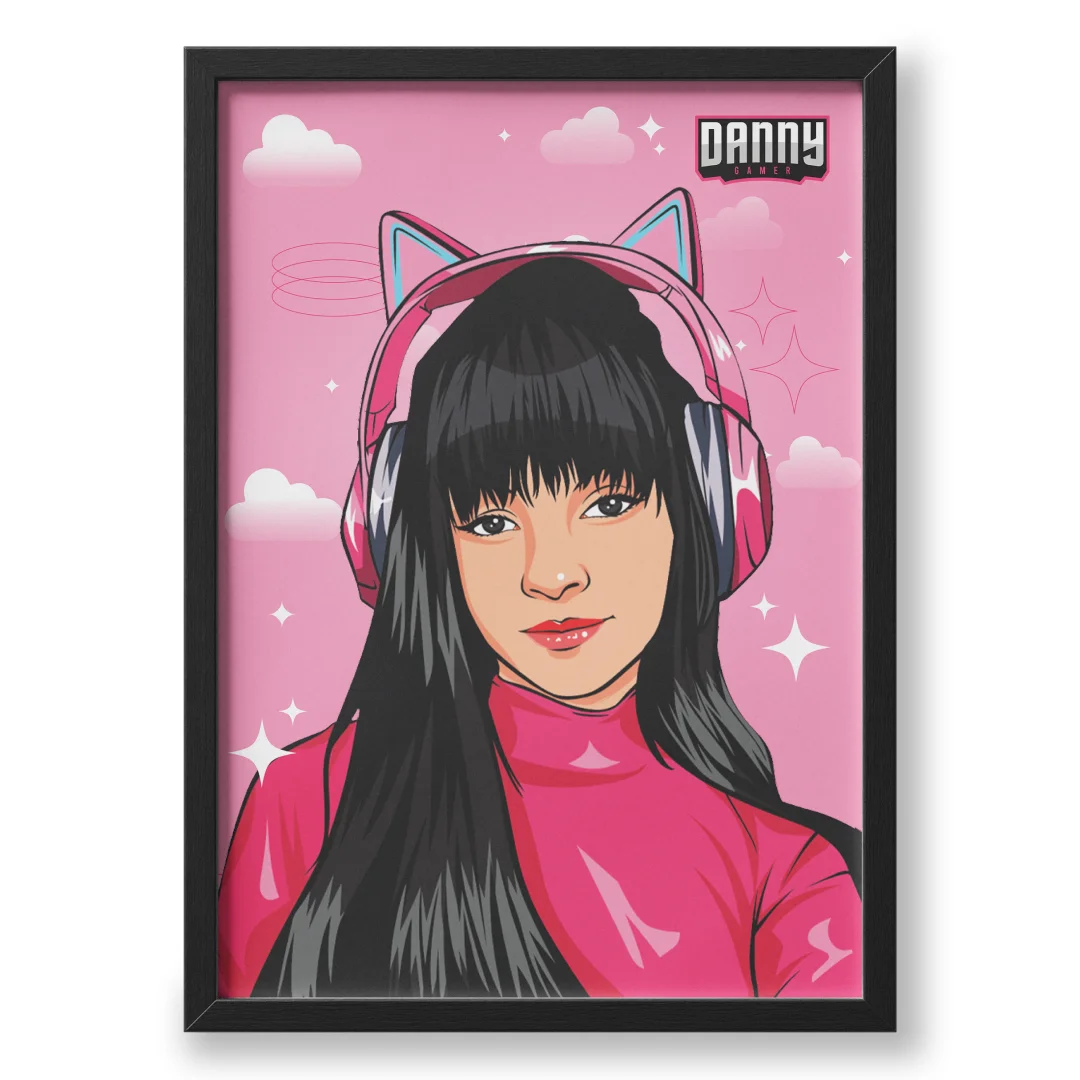 Quadro A3 personalizado de Danny Gamer