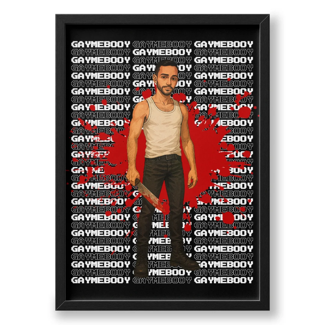 Quadro A3 personalizado de gaymebooy