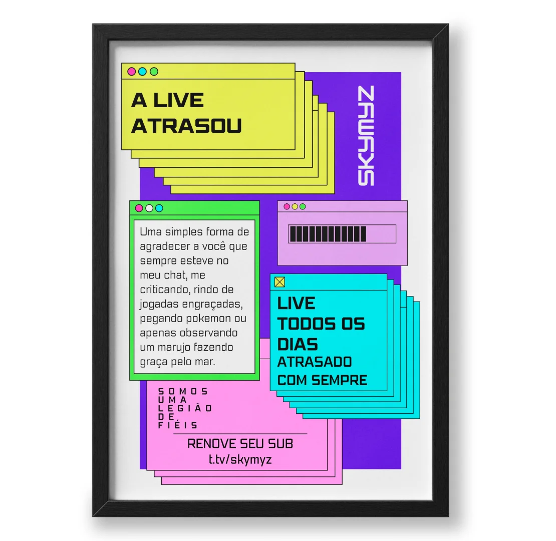 Quadro A3 personalizado de Skymyz