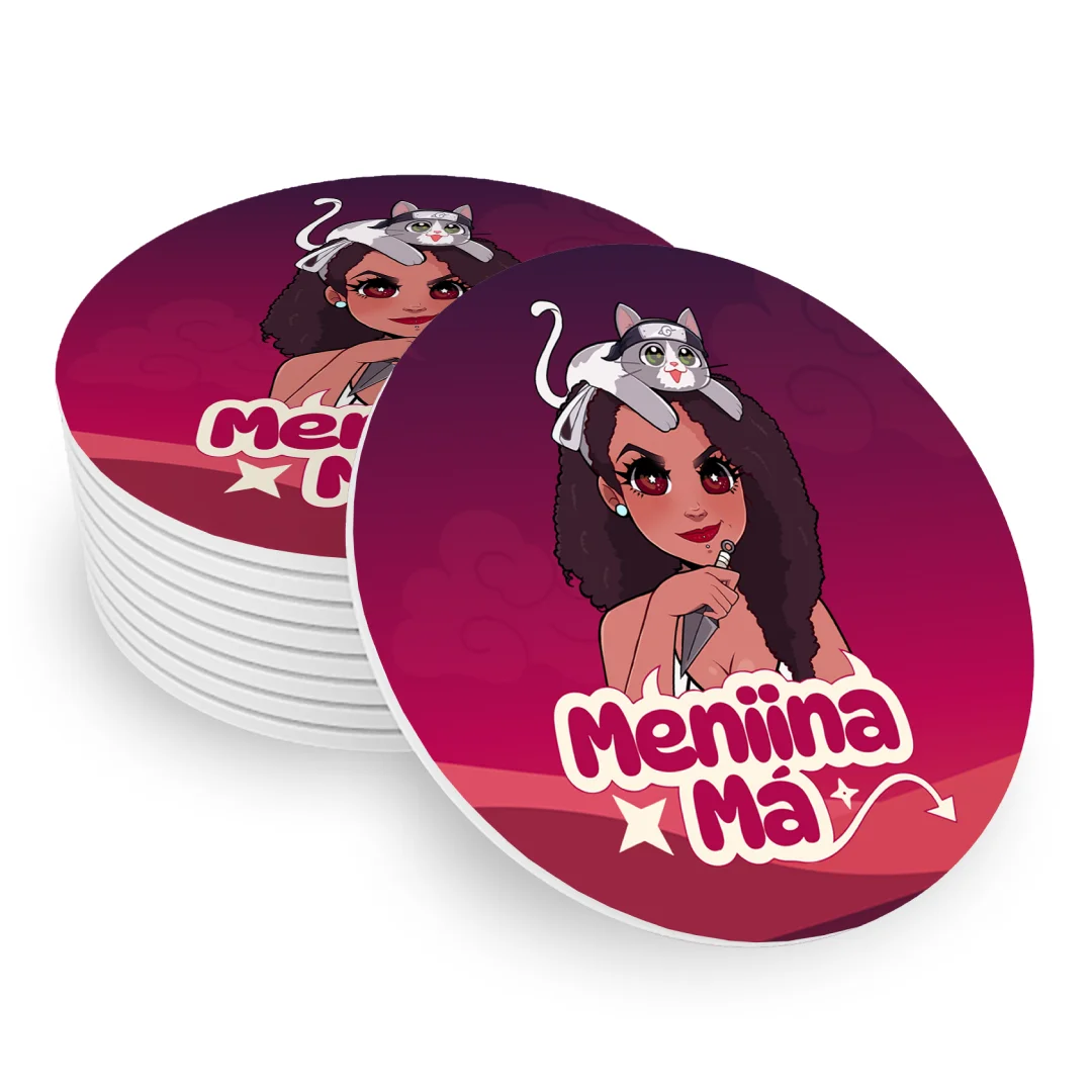 Porta-copos personalizado de Gabriela Amorim 