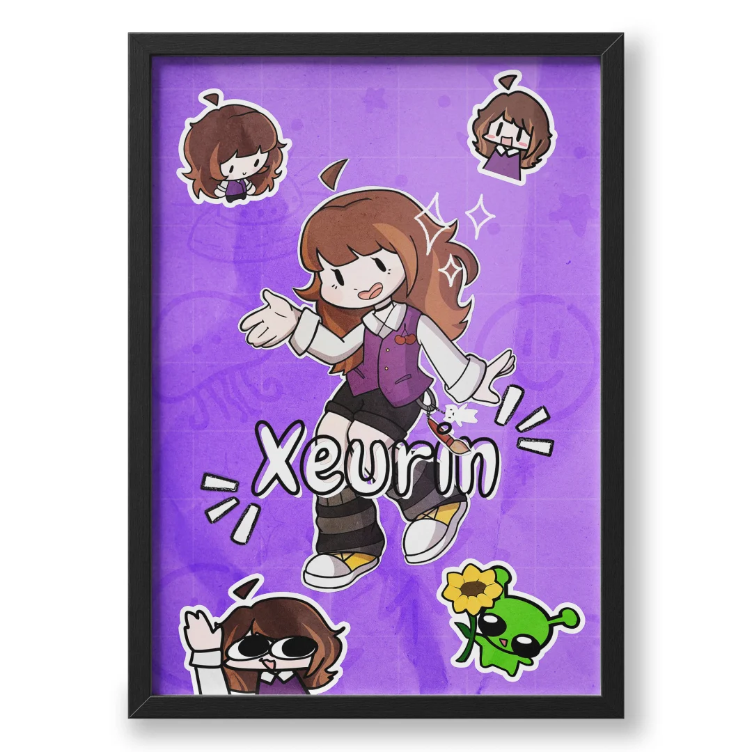 Quadro A3 personalizado de Xeurin