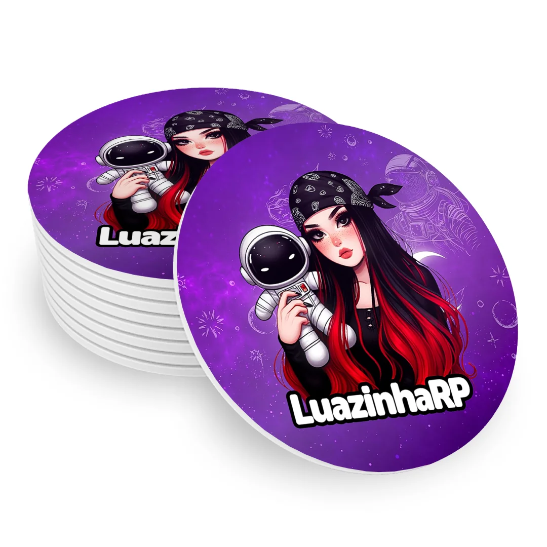 Porta-copos personalizado de Luazinharp