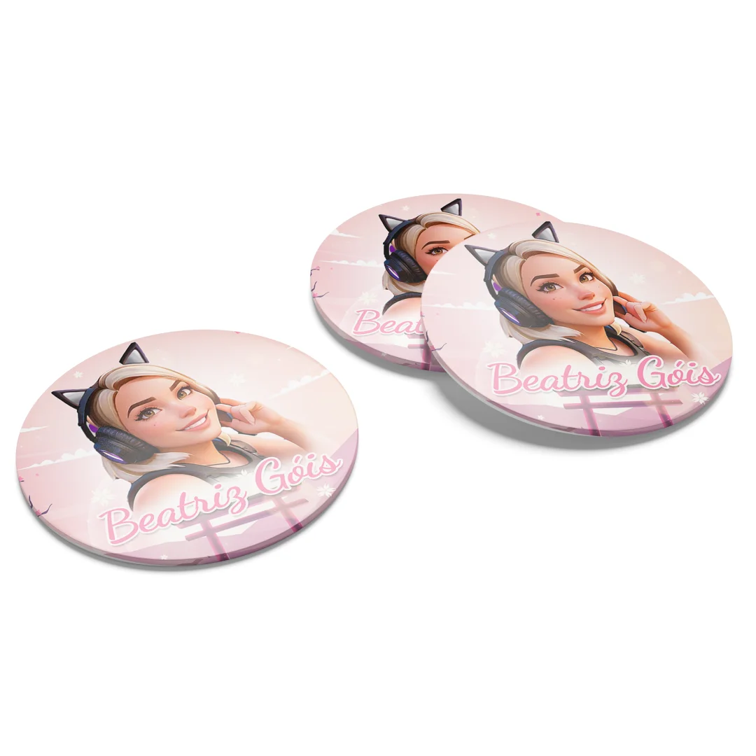 Porta-copos personalizado de Beatriz Góis