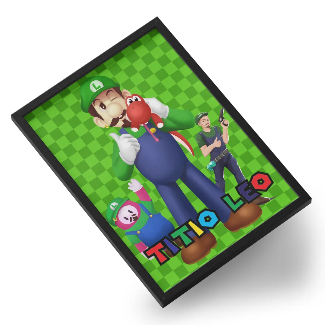 Quadro A3 personalizado de Titio Leo