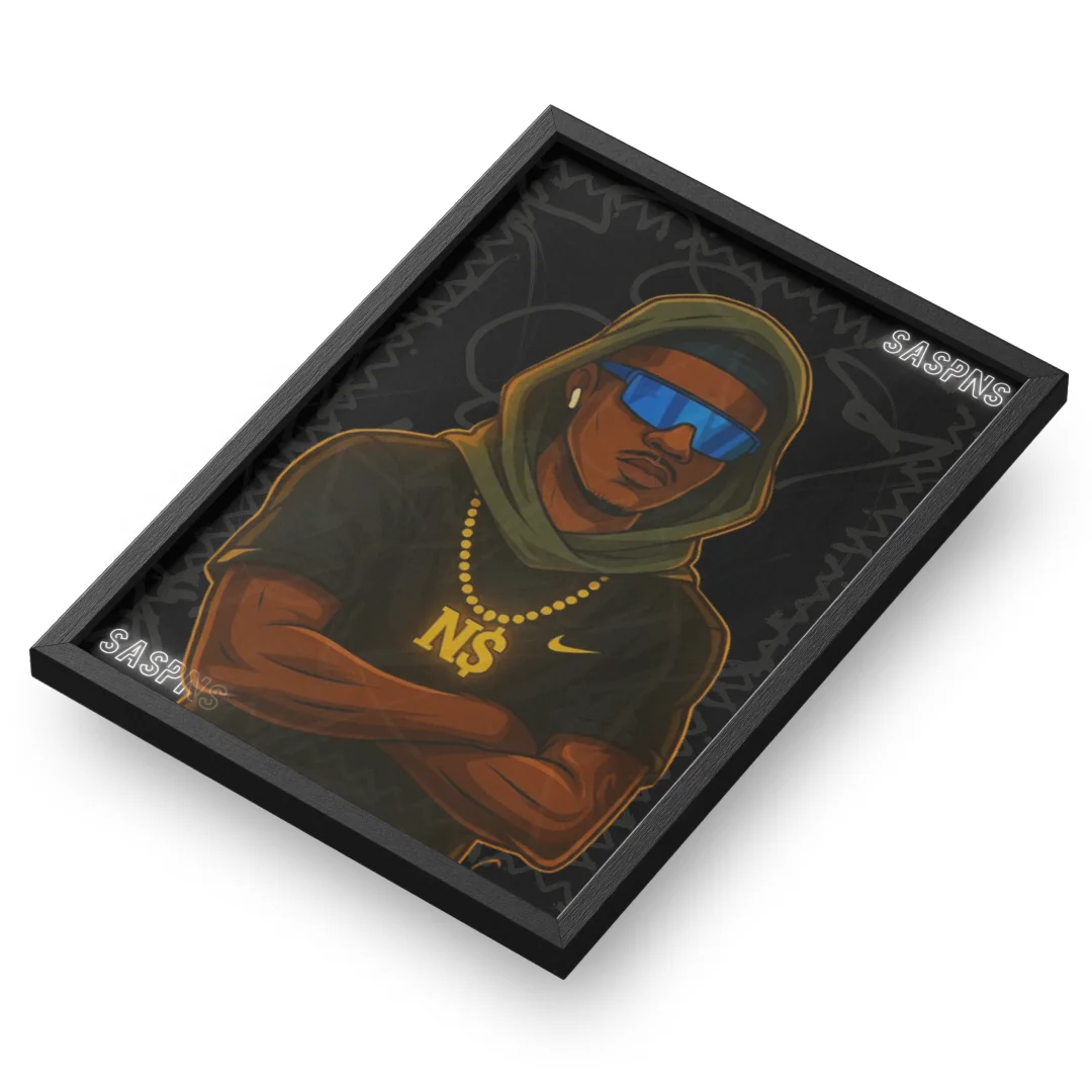 Quadro A3 personalizado de saspns