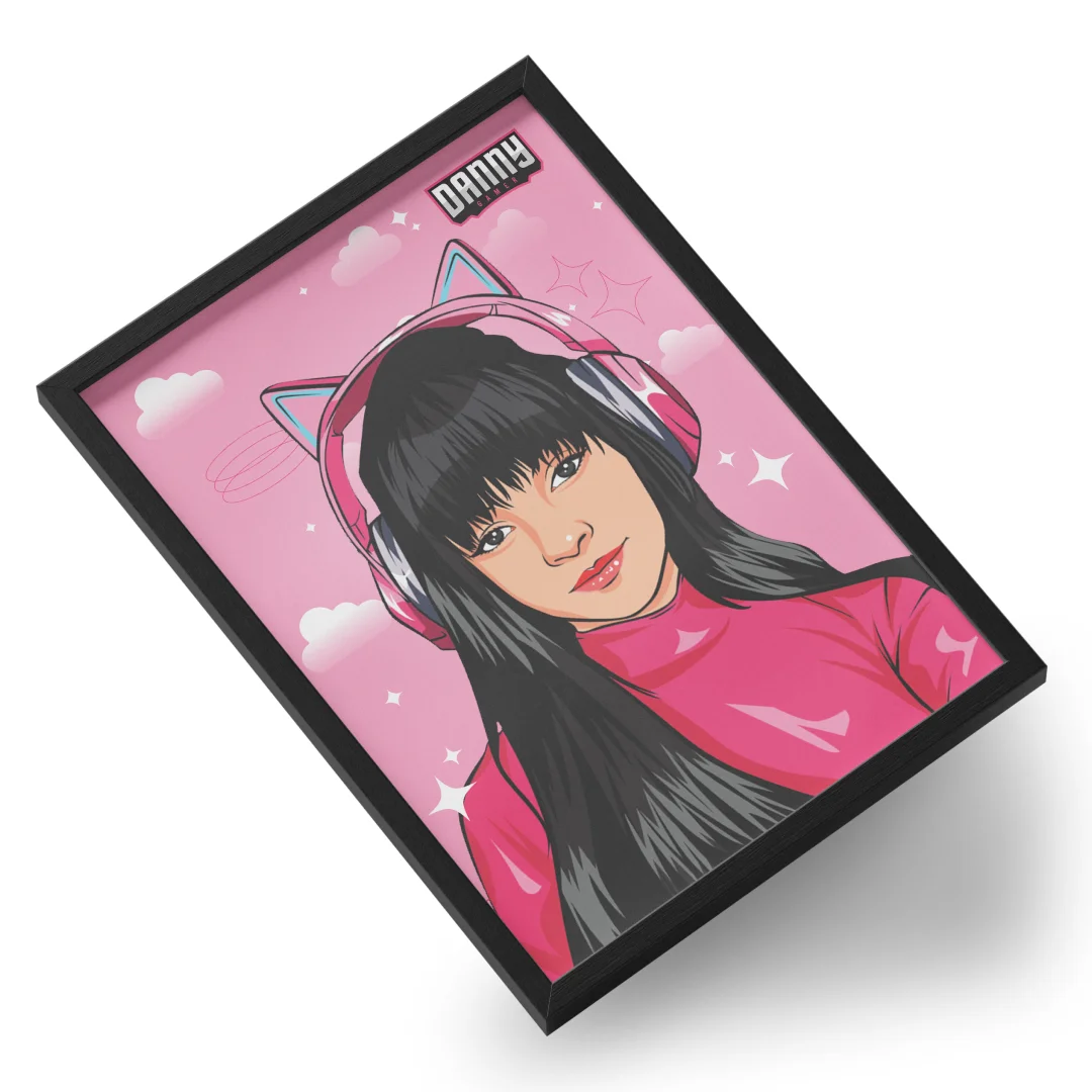Quadro A3 personalizado de Danny Gamer