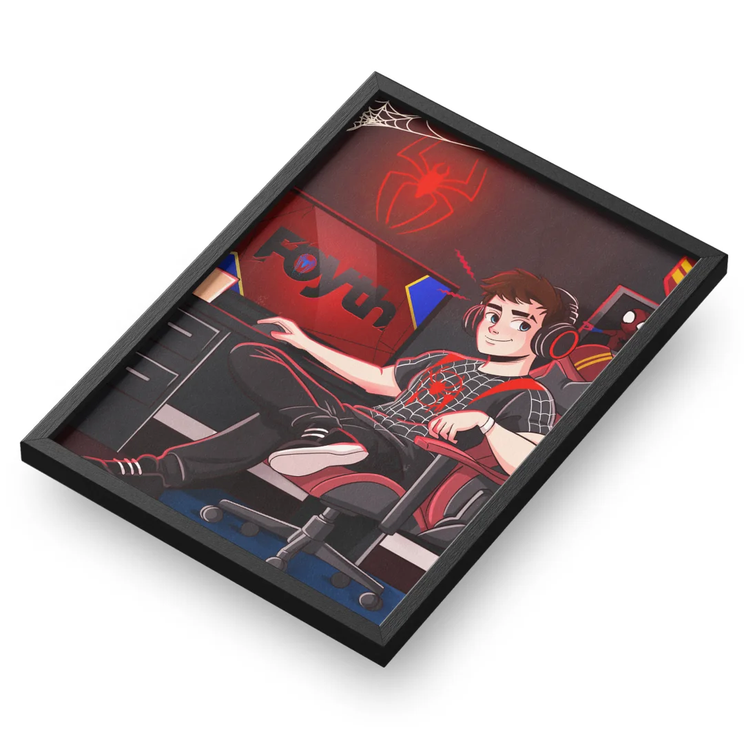 Quadro A3 personalizado de Foyth Tv
