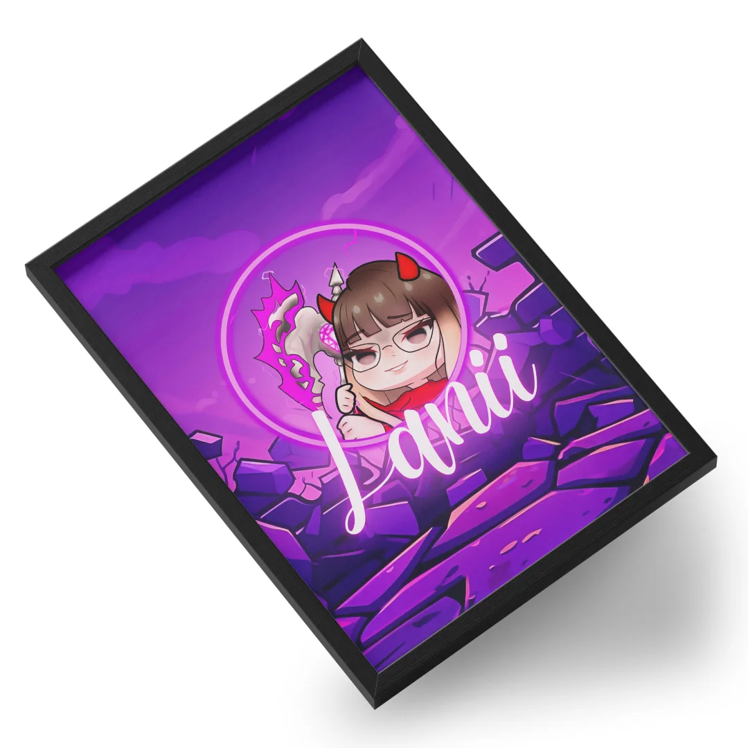 Quadro A3 personalizado de Lanii
