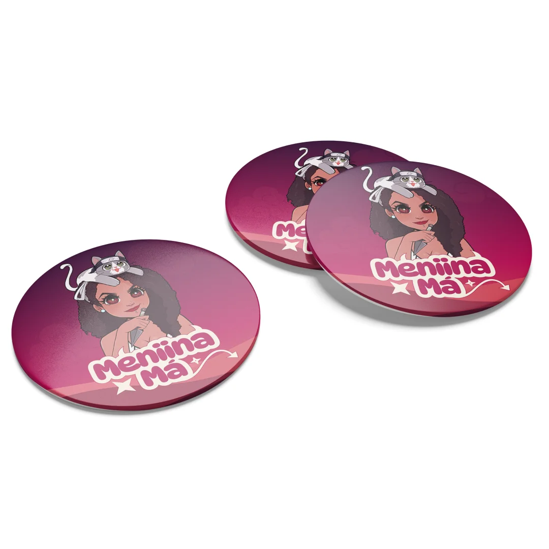 Porta-copos personalizado de Gabriela Amorim 