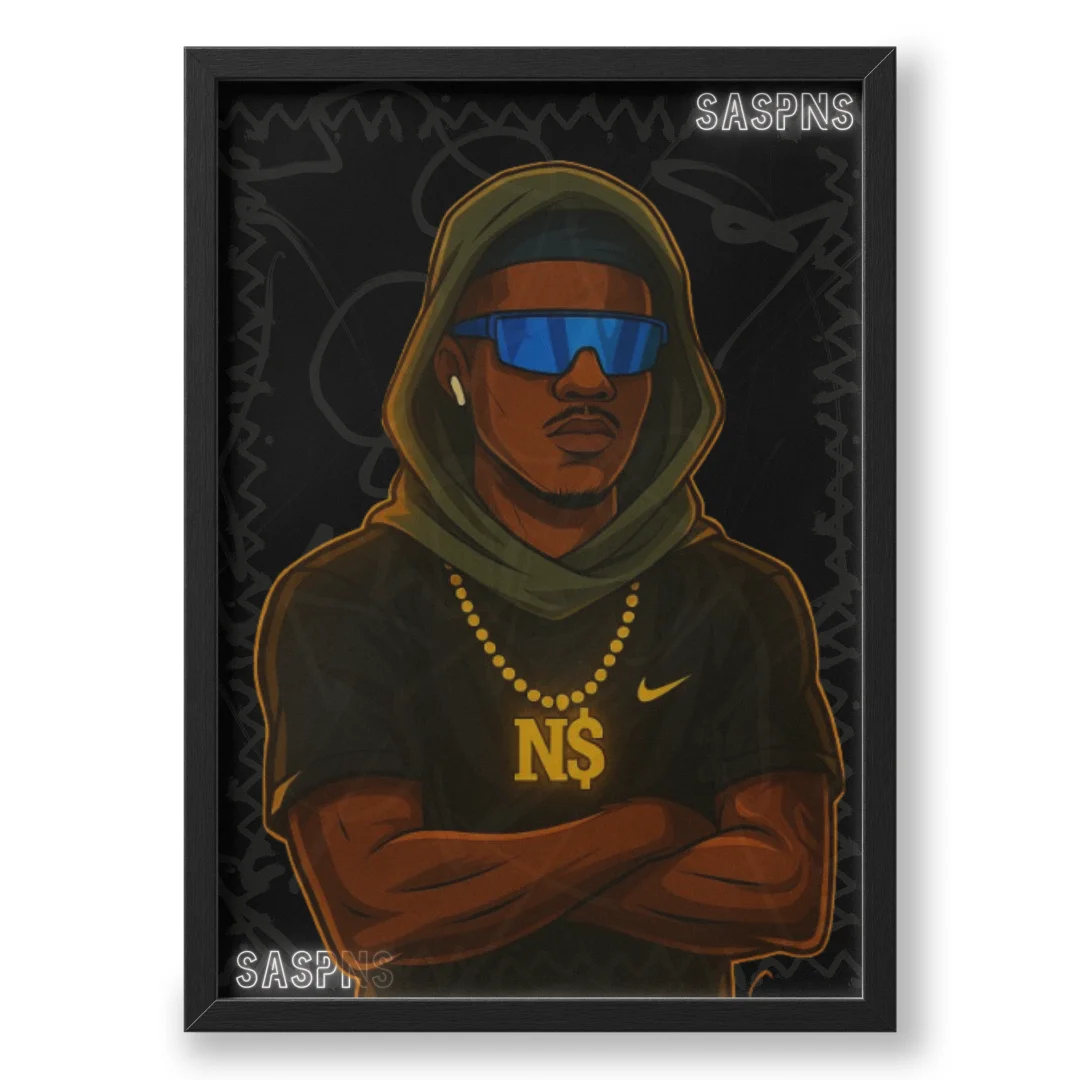 Quadro A3 personalizado de saspns