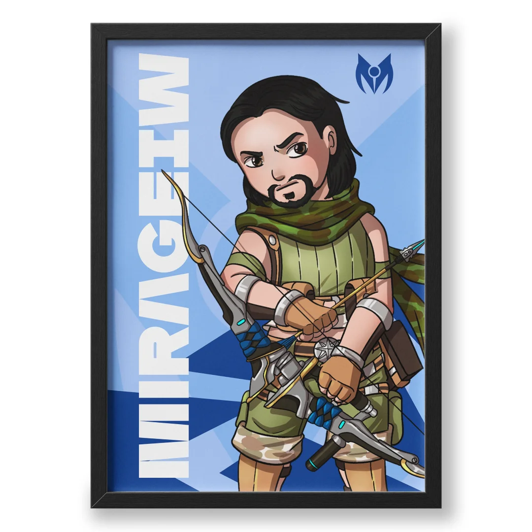 Quadro A3 personalizado de Mirage