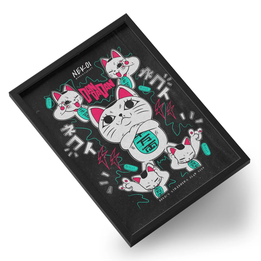 Quadro A3 personalizado de Nekoi