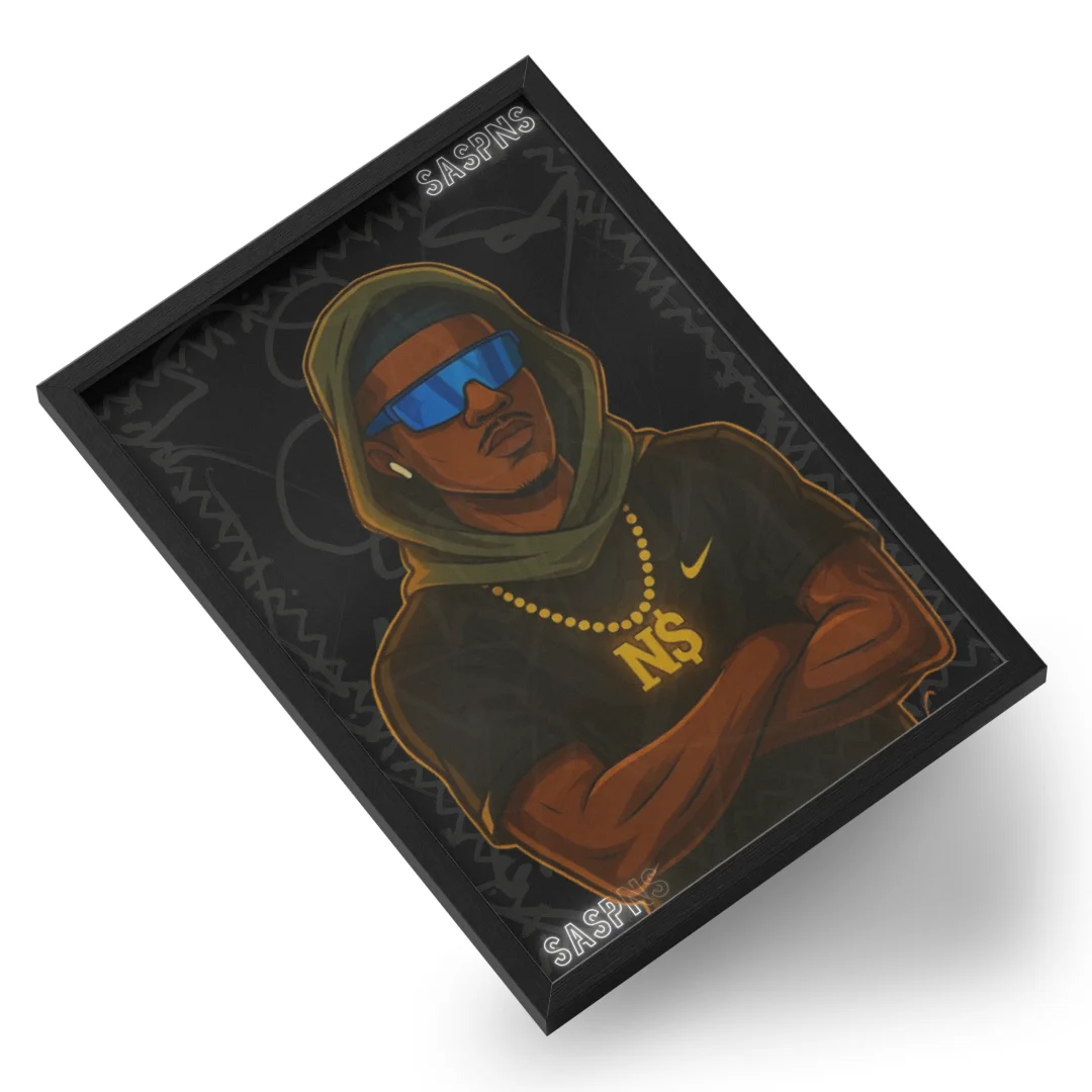 Quadro A3 personalizado de saspns