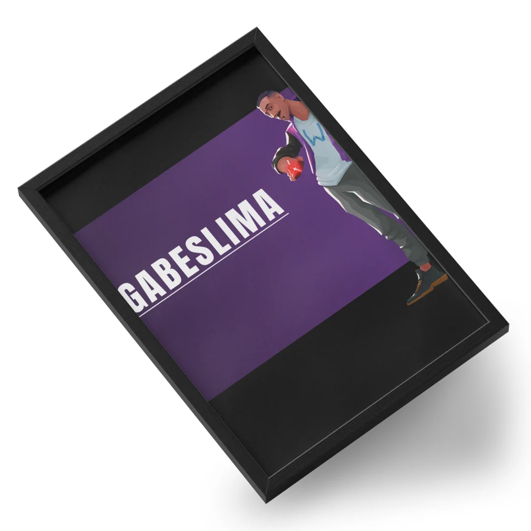 Quadro A3 personalizado de Gabes Lima
