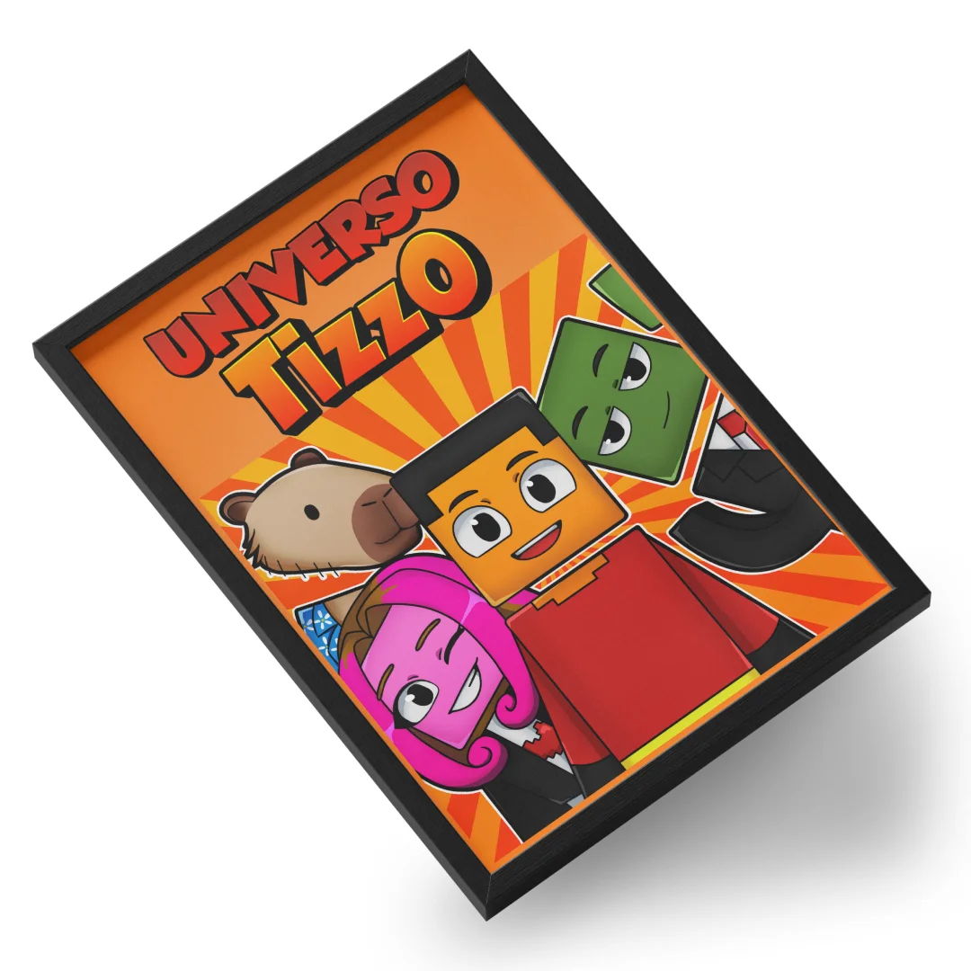 Quadro A3 personalizado de Universo Tizz0